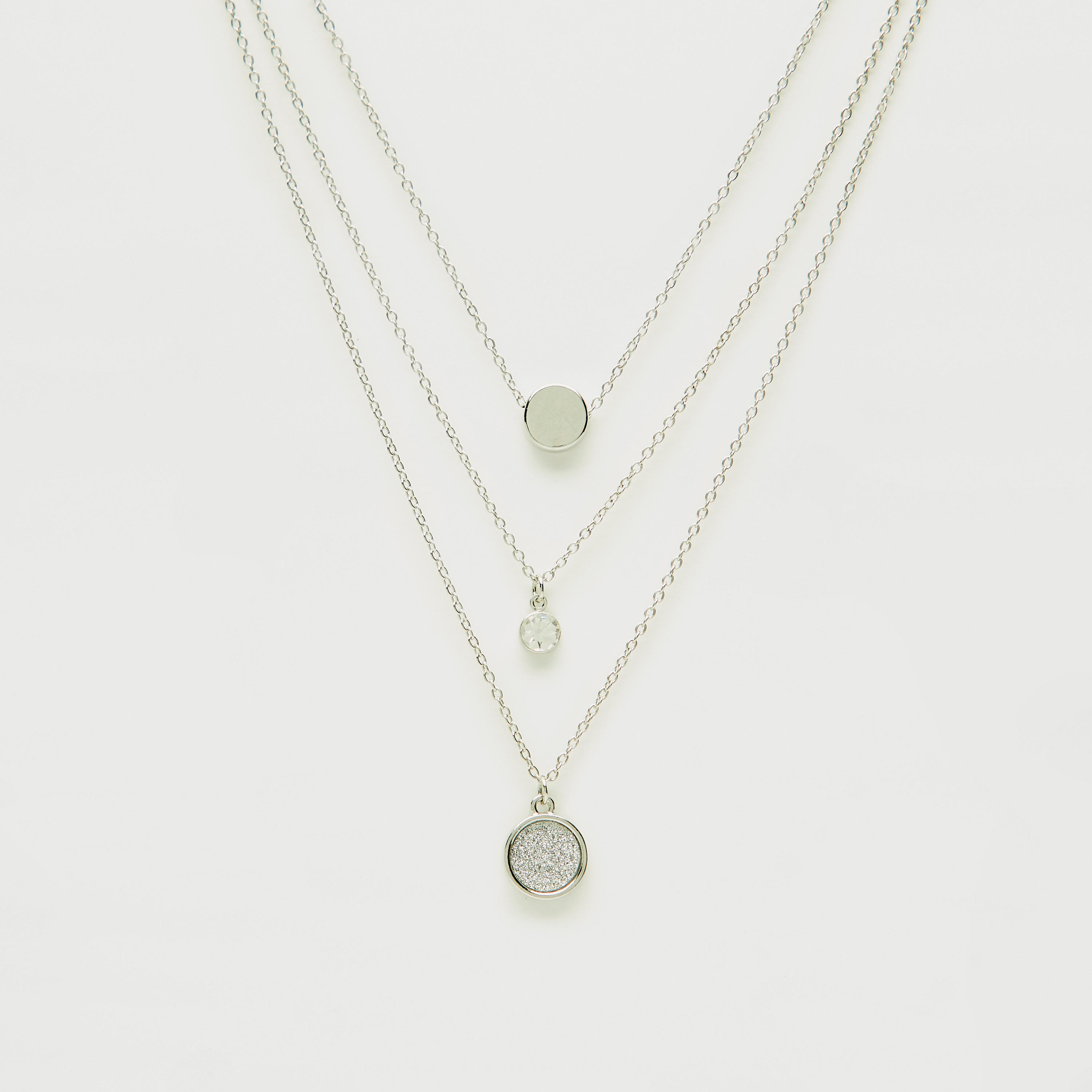 قلادة متعددة الطبقات بدلاية مزينة ومشبك إغلاق-women-watchesandjewellery-jewellery-necklacesandpendants-image-1