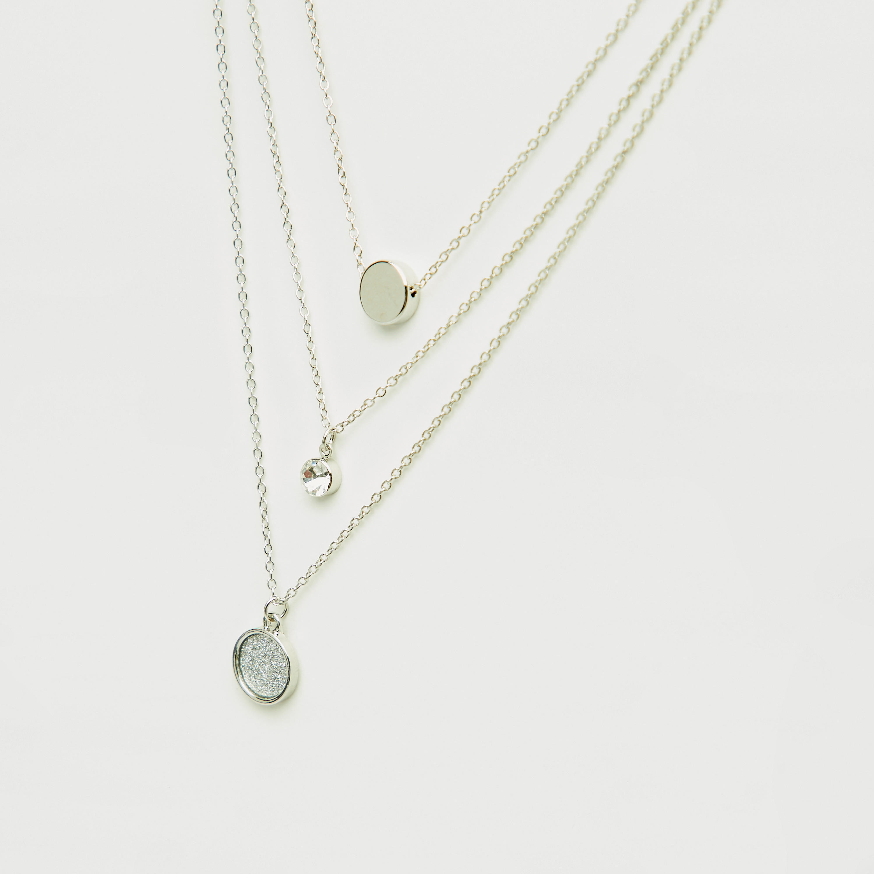 قلادة متعددة الطبقات بدلاية مزينة ومشبك إغلاق-women-watchesandjewellery-jewellery-necklacesandpendants-image-3