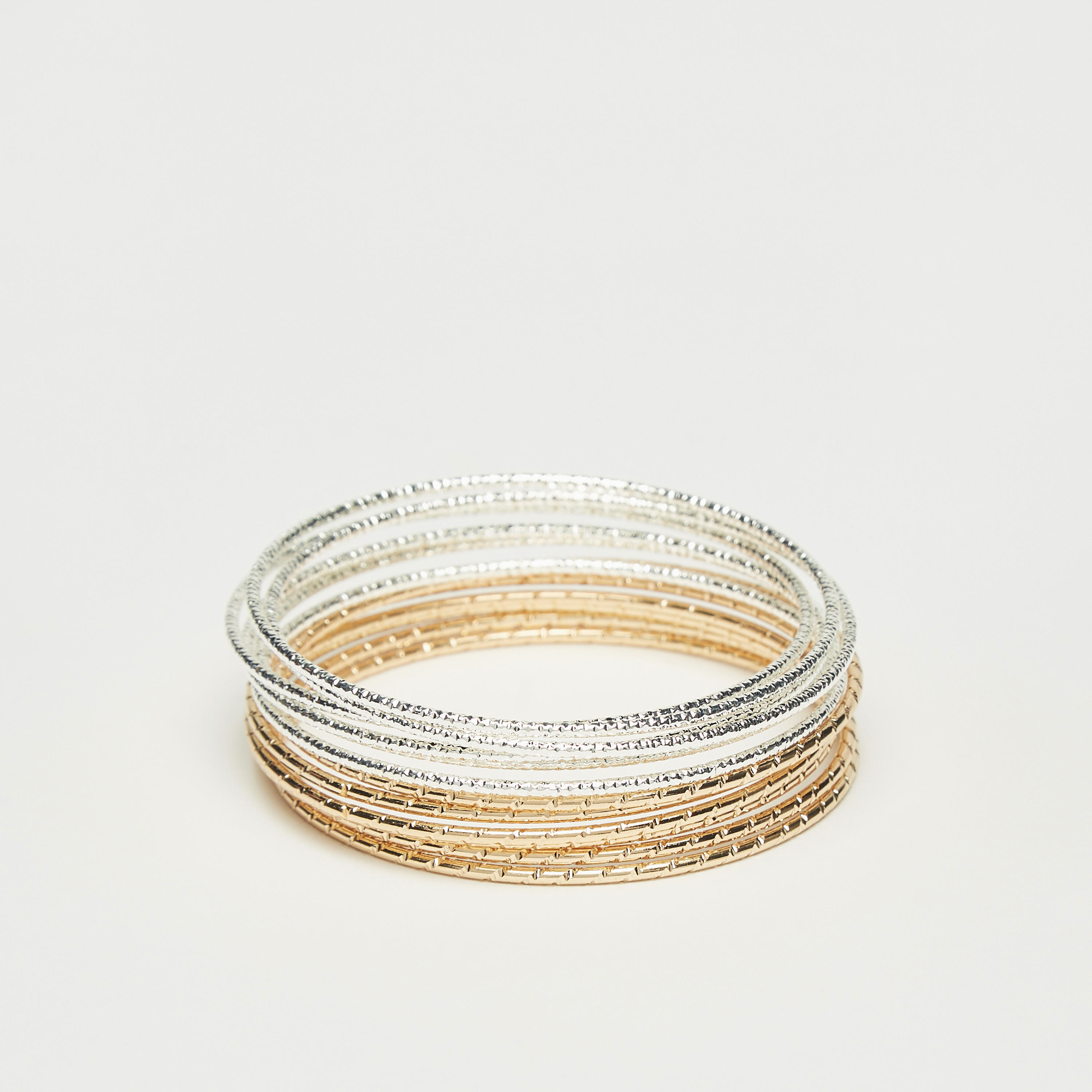 أساور متنوعة - طقم من 12 قطع-women-watchesandjewellery-jewellery-banglesandbracelets-image-4