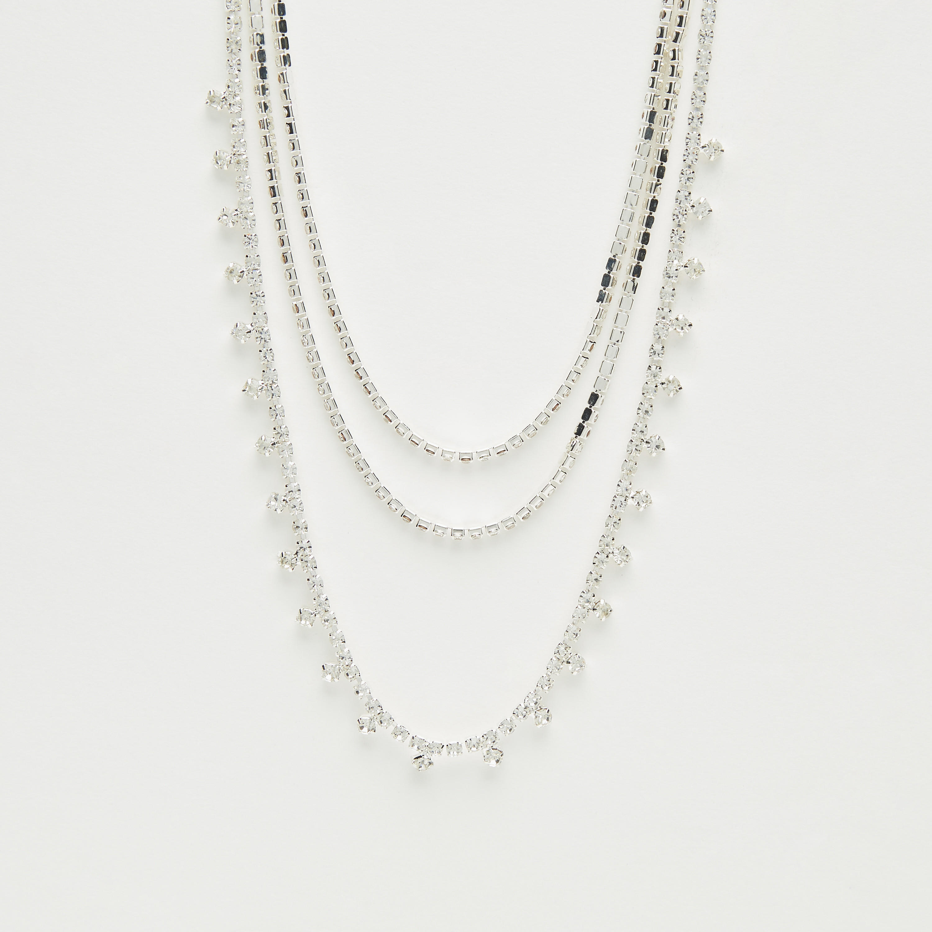 قلادة متعدّدة الطبقات مزيّنة بمشبك إغلاق-women-watchesandjewellery-jewellery-necklacesandpendants-image-1