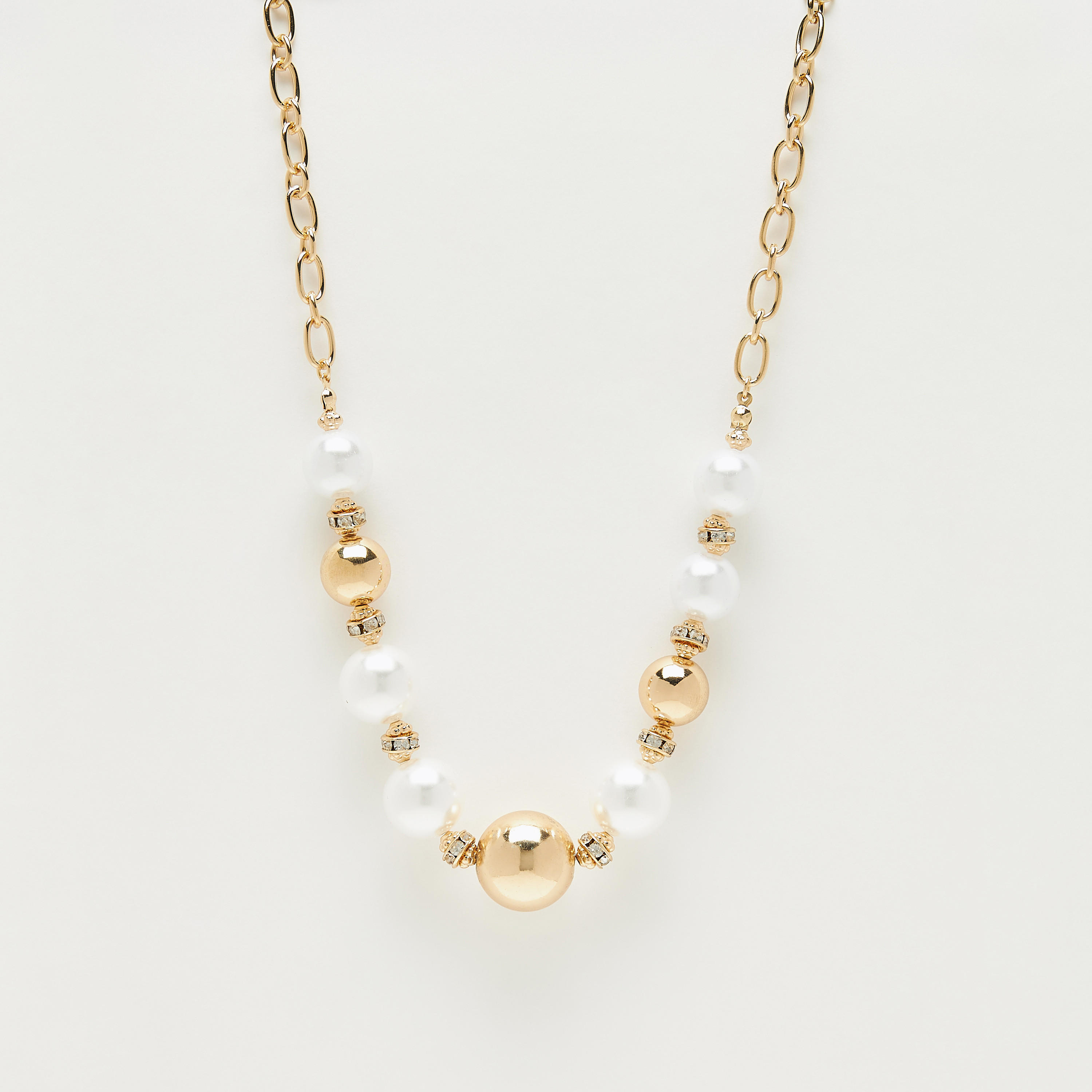 Beaded Necklace with Lobster Clasp Closure-women-watchesandjewellery-jewellery-necklacesandpendants-image-1