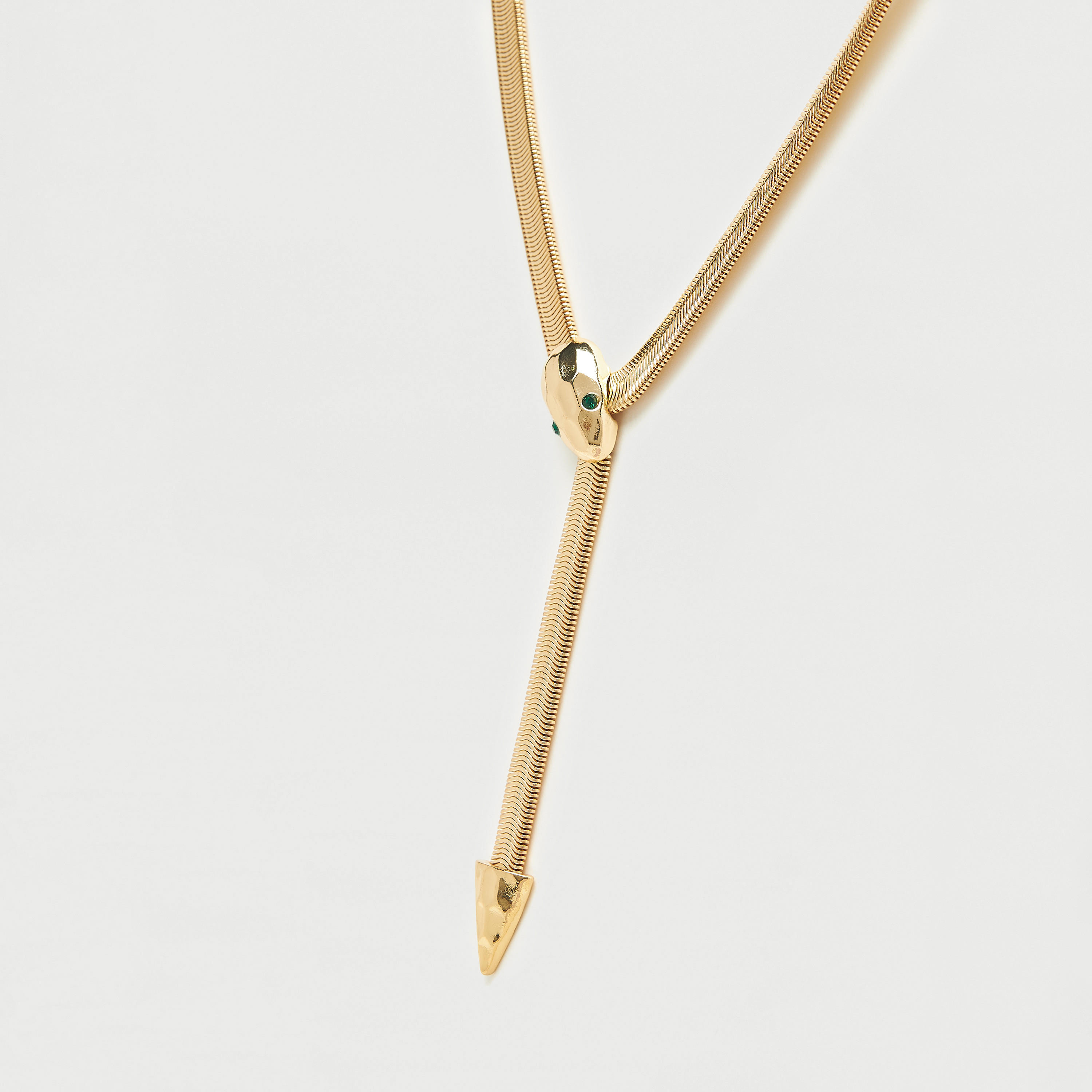 عقد ميتالك متعدد الطبقات بمشبك إغلاق-women-watchesandjewellery-jewellery-necklacesandpendants-image-3