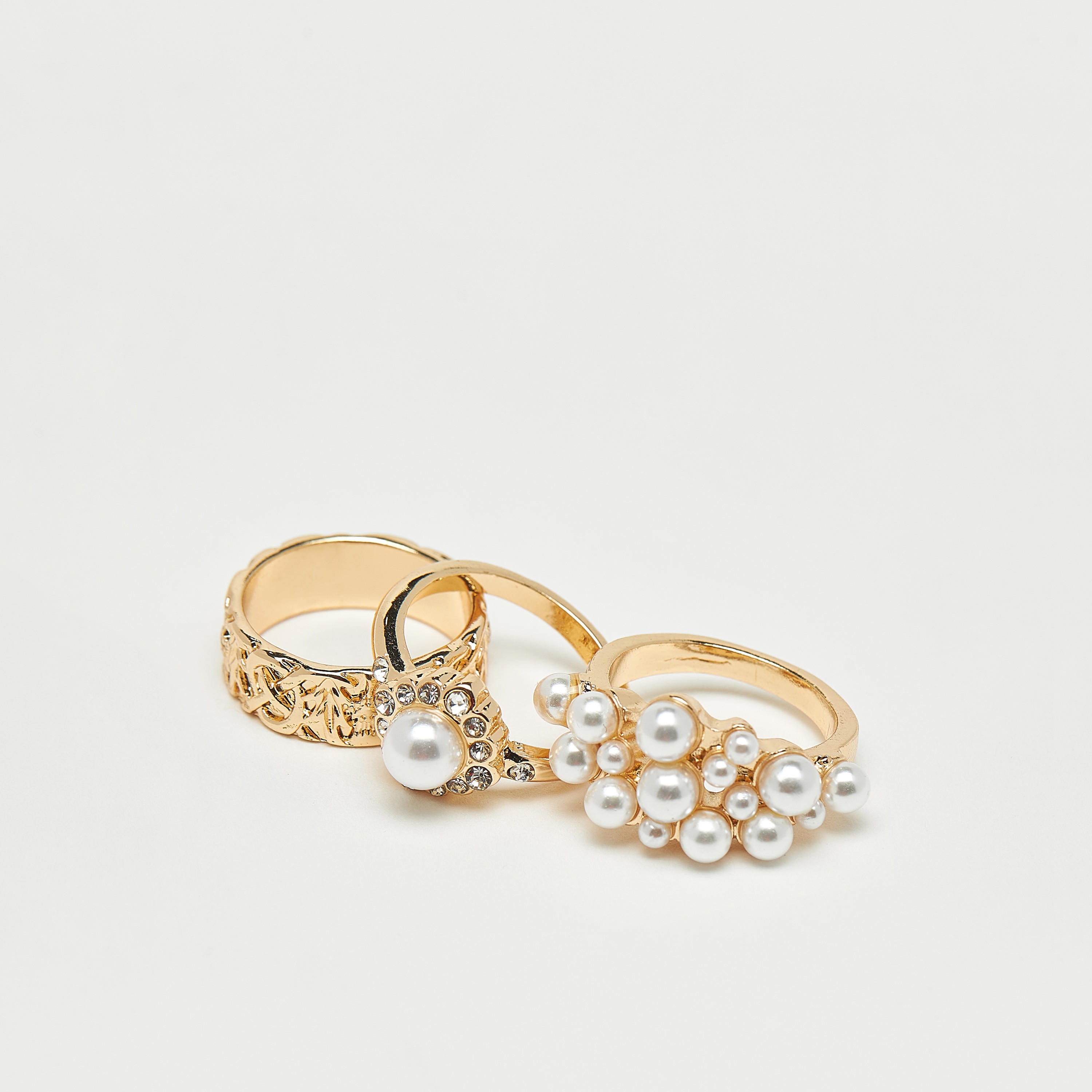 طقم خواتم 3 قطعة متنوعة-women-watchesandjewellery-jewellery-rings-image-1