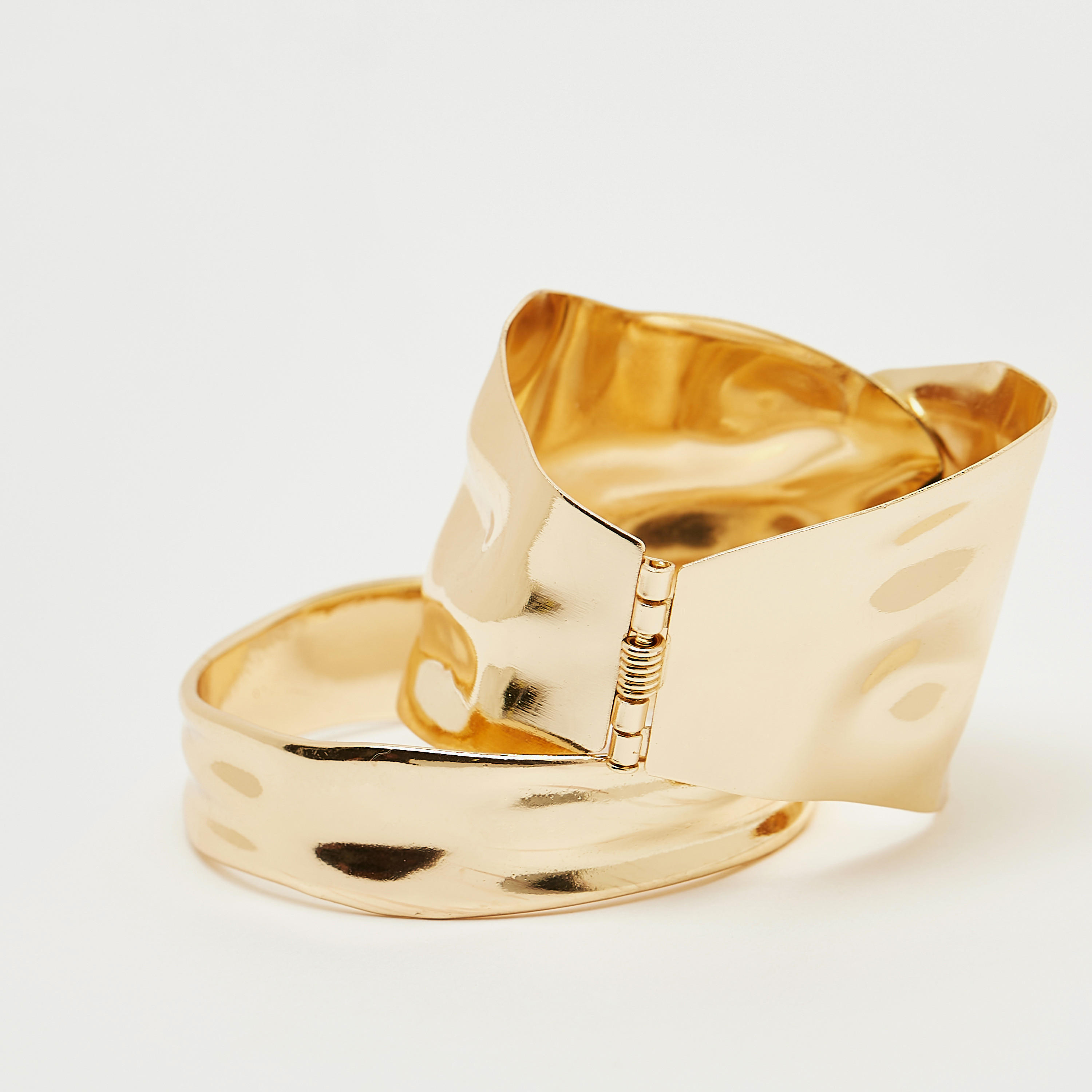 أساور ميتاليك - طقم من 2 قطع-women-watchesandjewellery-jewellery-banglesandbracelets-image-1