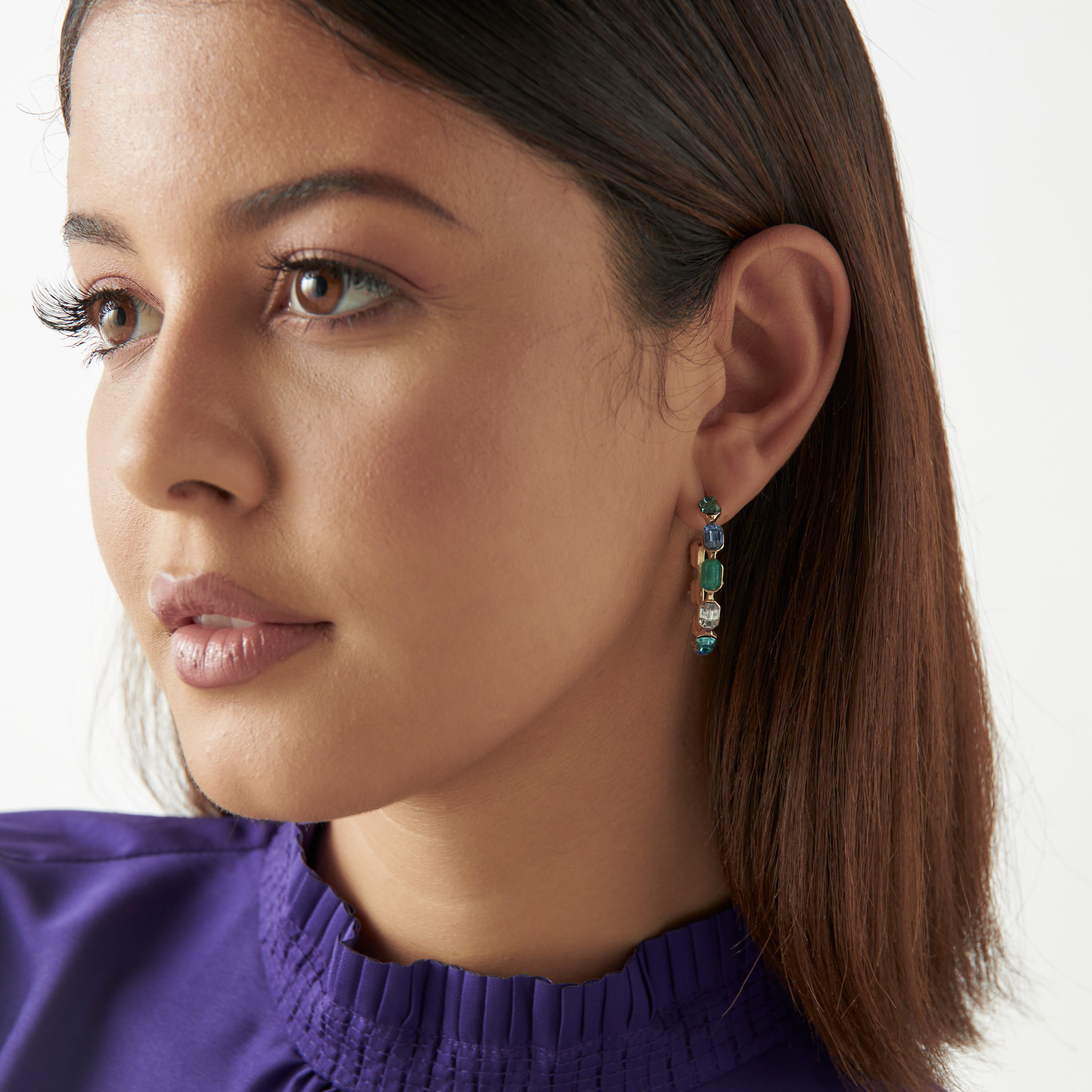 أقراط مزيّنة بمشبك إغلاق خلفي-women-watchesandjewellery-jewellery-earrings-image-2