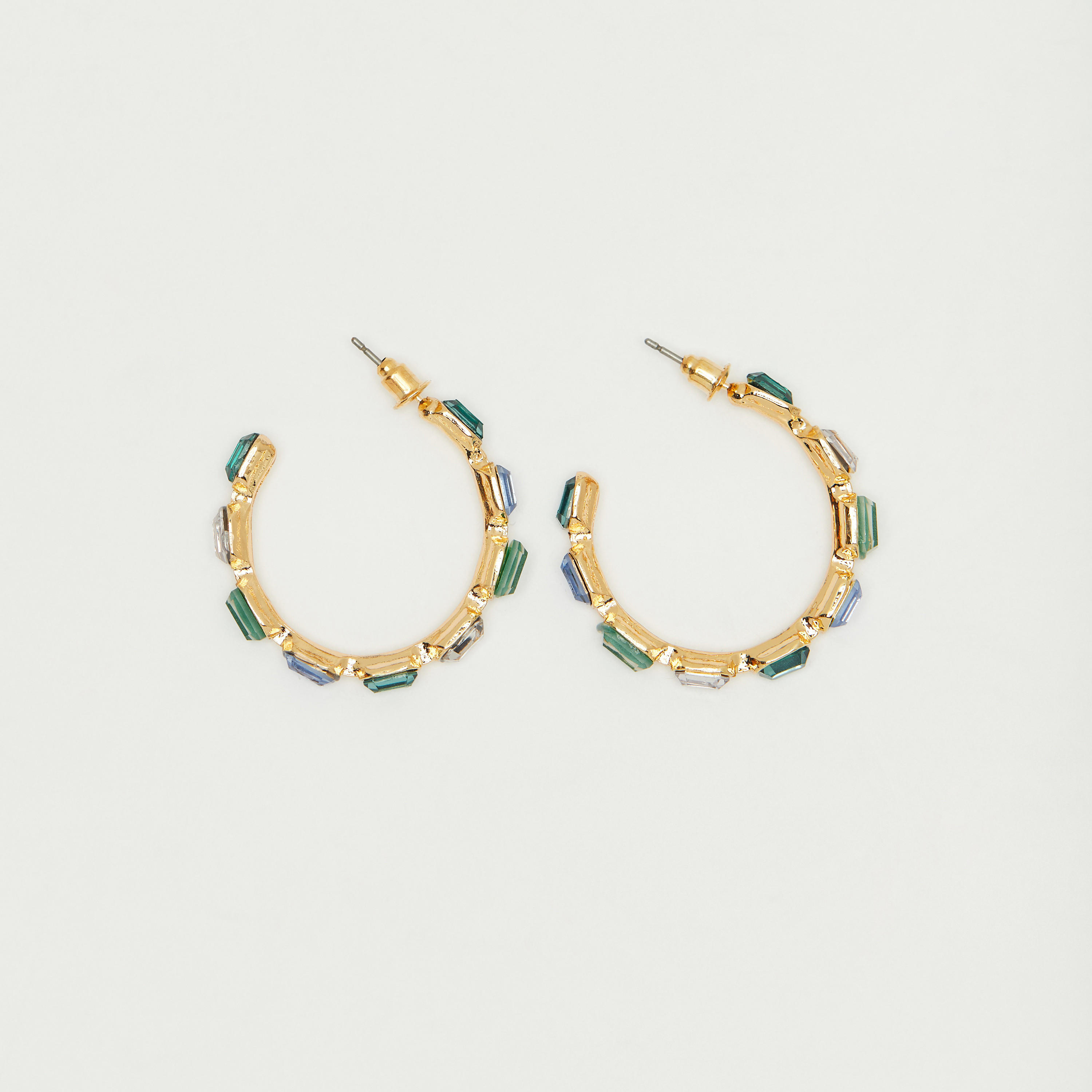 أقراط مزيّنة بمشبك إغلاق خلفي-women-watchesandjewellery-jewellery-earrings-image-1