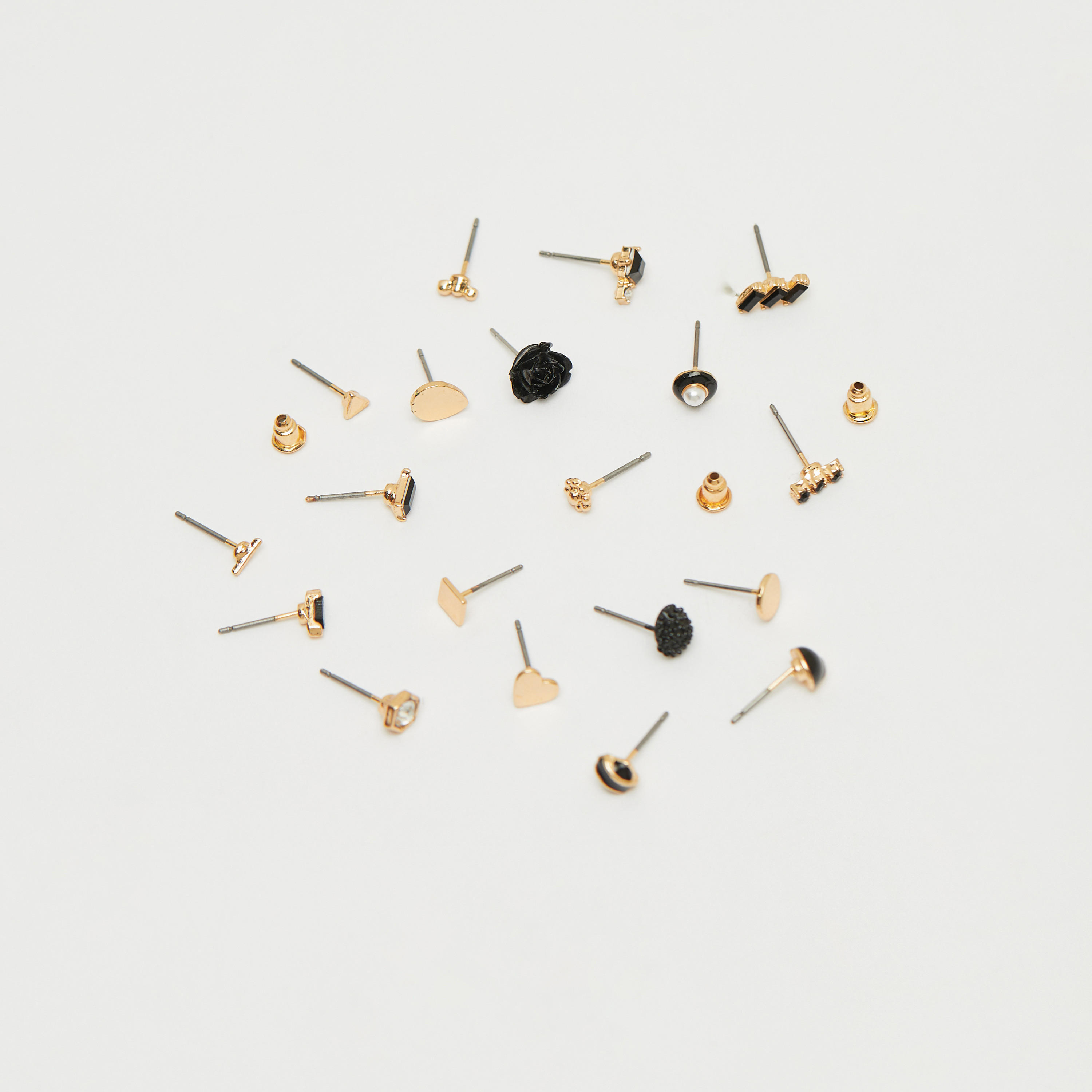 أقراط مرصّعة متنوعة - طقم من 20 أزواج-women-watchesandjewellery-jewellery-earrings-image-1