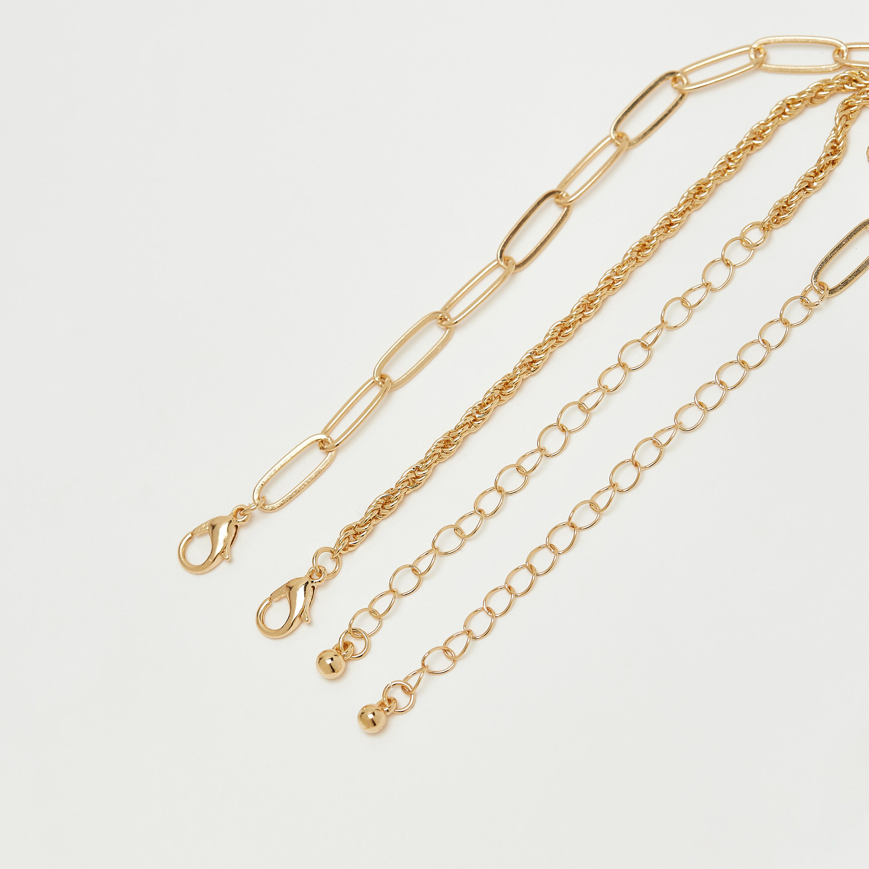 قلادة سلسلة بمشبك إغلاق - طقم من 2 قطع-women-watchesandjewellery-jewellery-necklacesandpendants-image-4