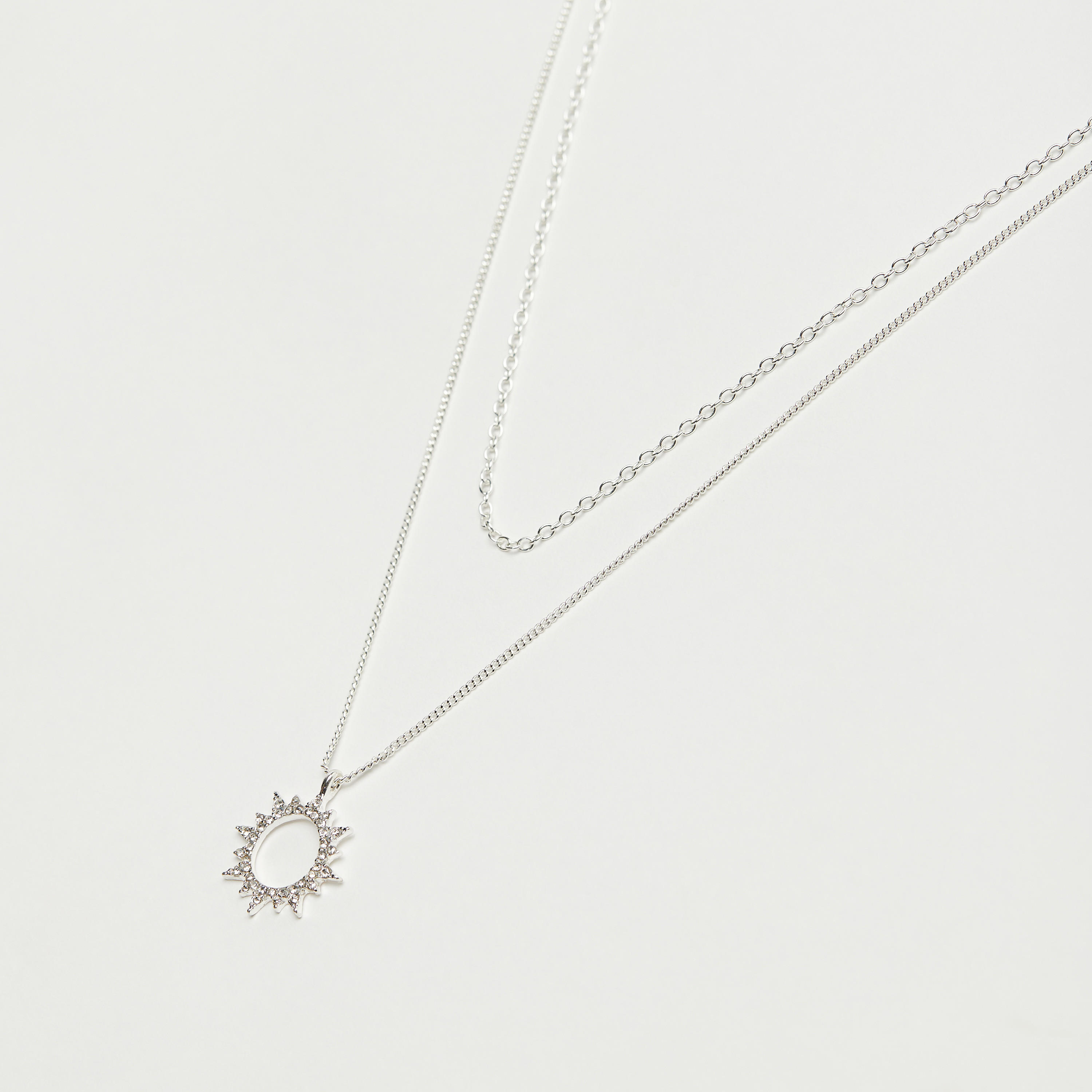 قلادة متعددة الطبقات بدلاية ومشبك إغلاق-women-watchesandjewellery-jewellery-necklacesandpendants-image-3