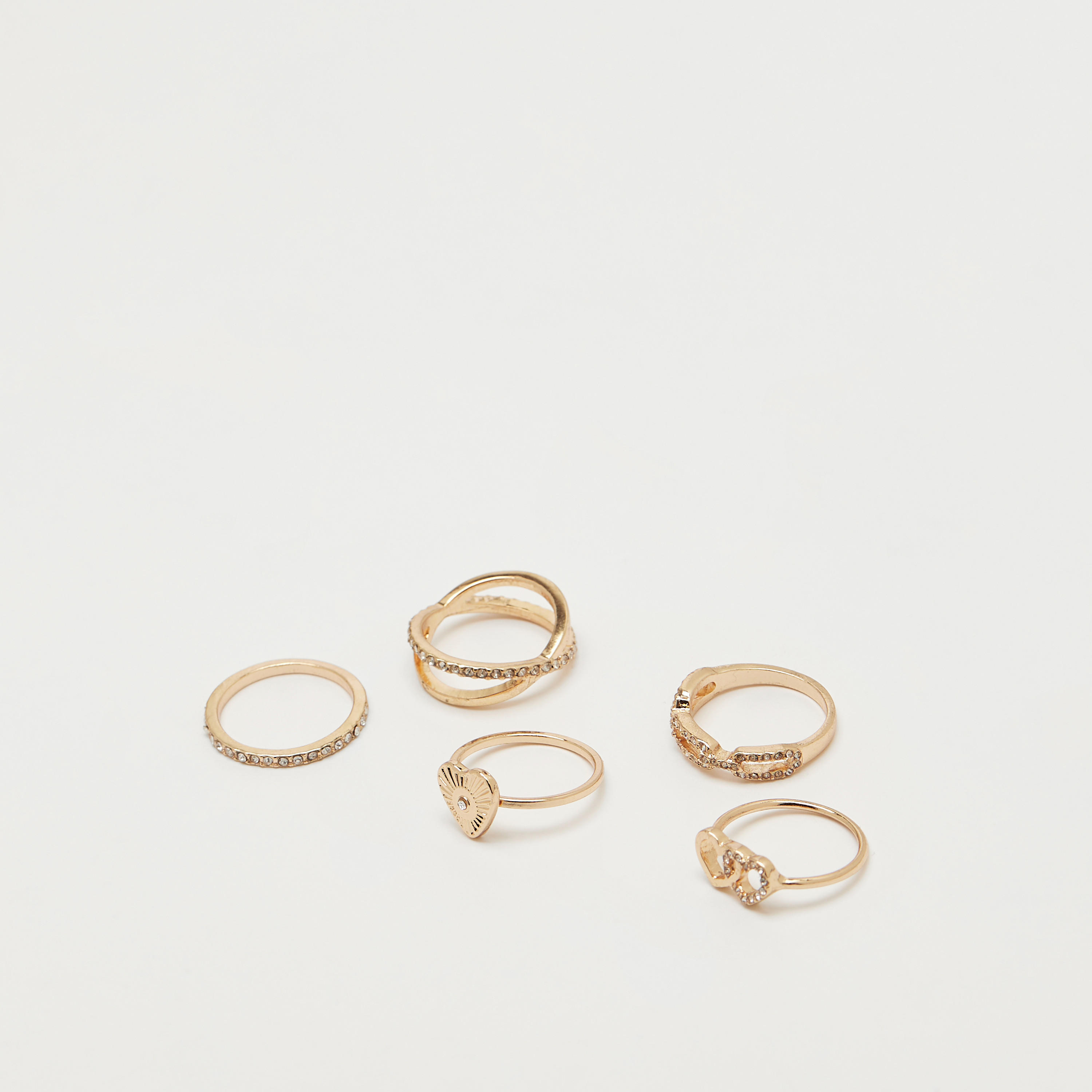 طقم خواتم 5 قطع متنوعة-women-watchesandjewellery-jewellery-rings-image-4