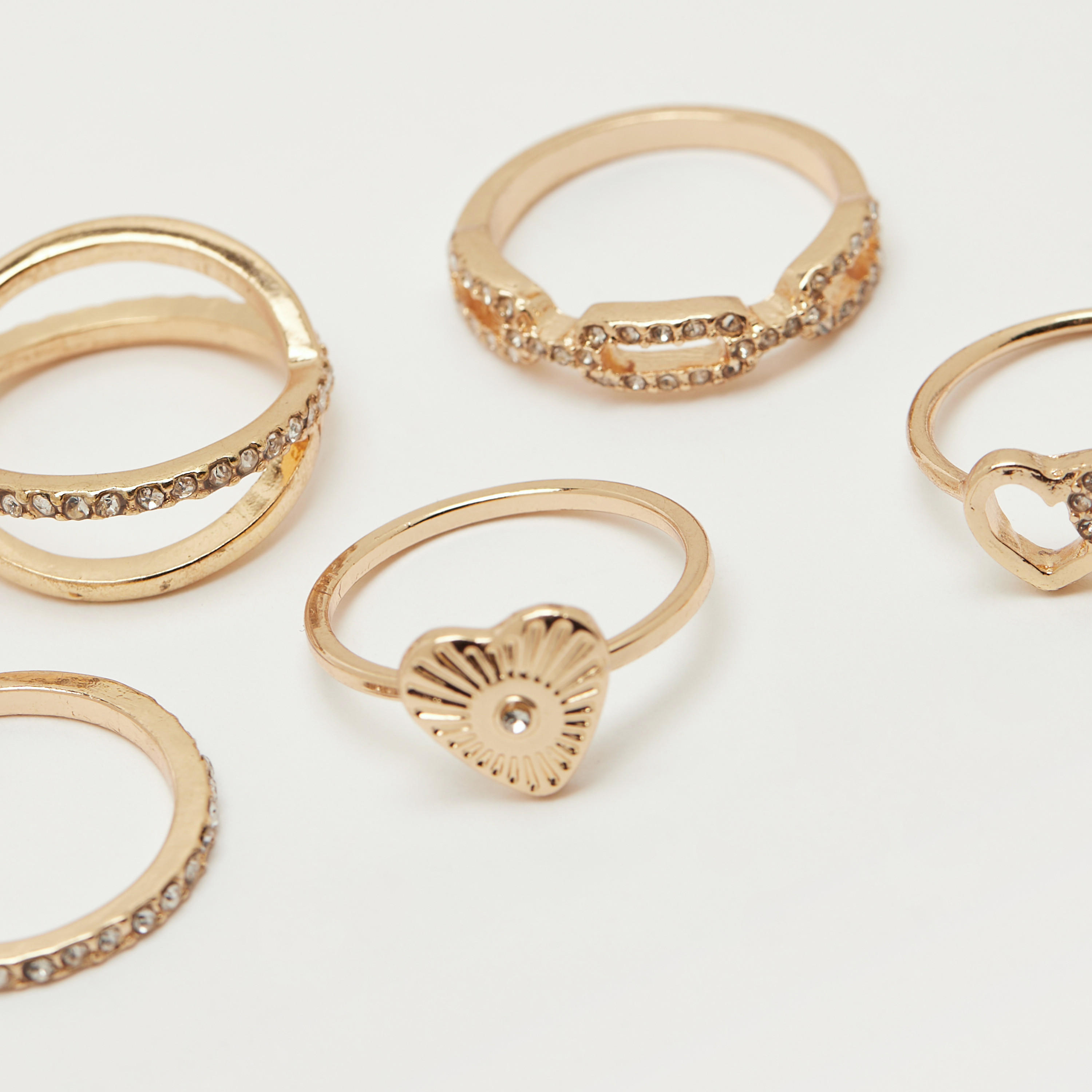 طقم خواتم 5 قطع متنوعة-women-watchesandjewellery-jewellery-rings-image-2