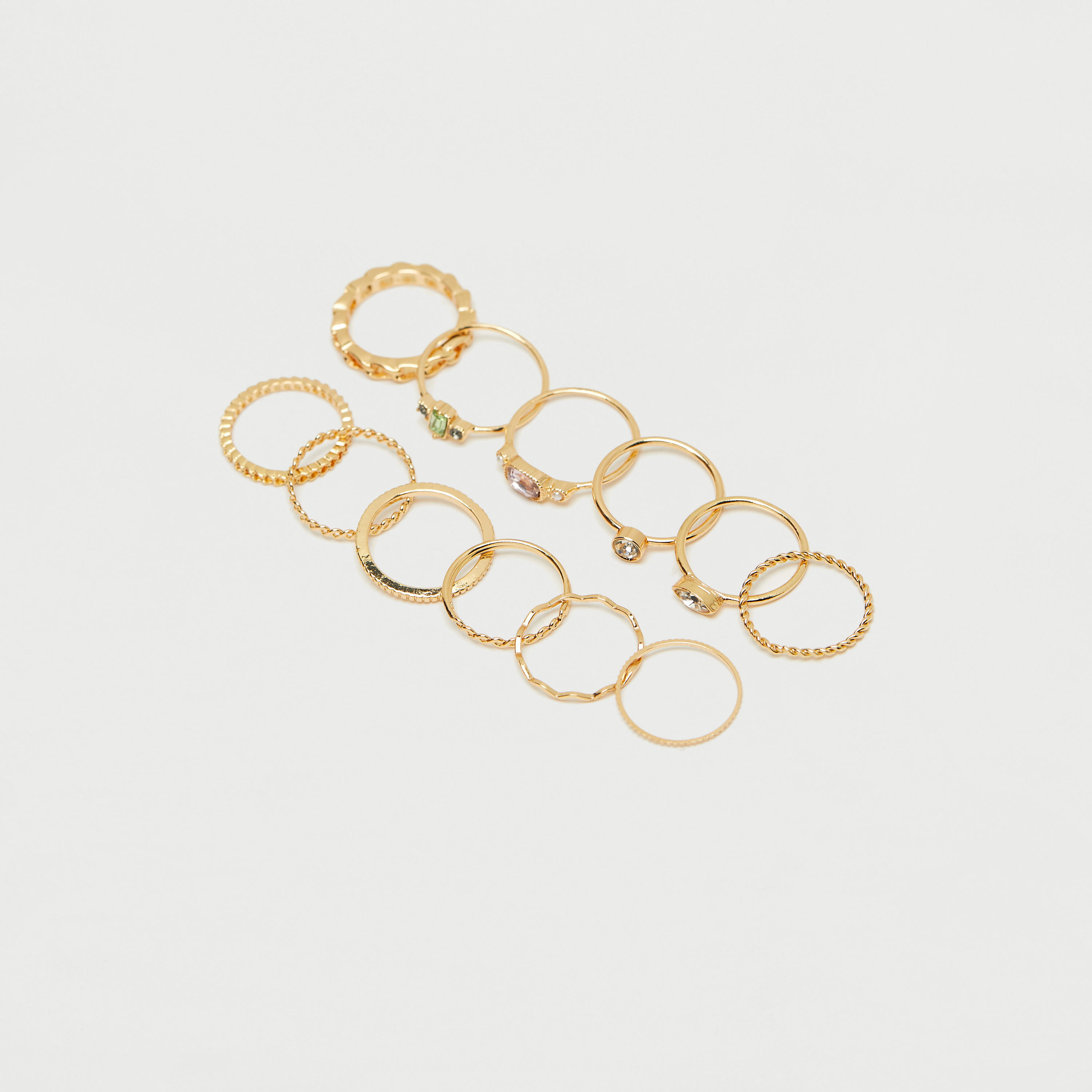 طقم خواتم 12 قطعة متنوعة-women-watchesandjewellery-jewellery-rings-image-4