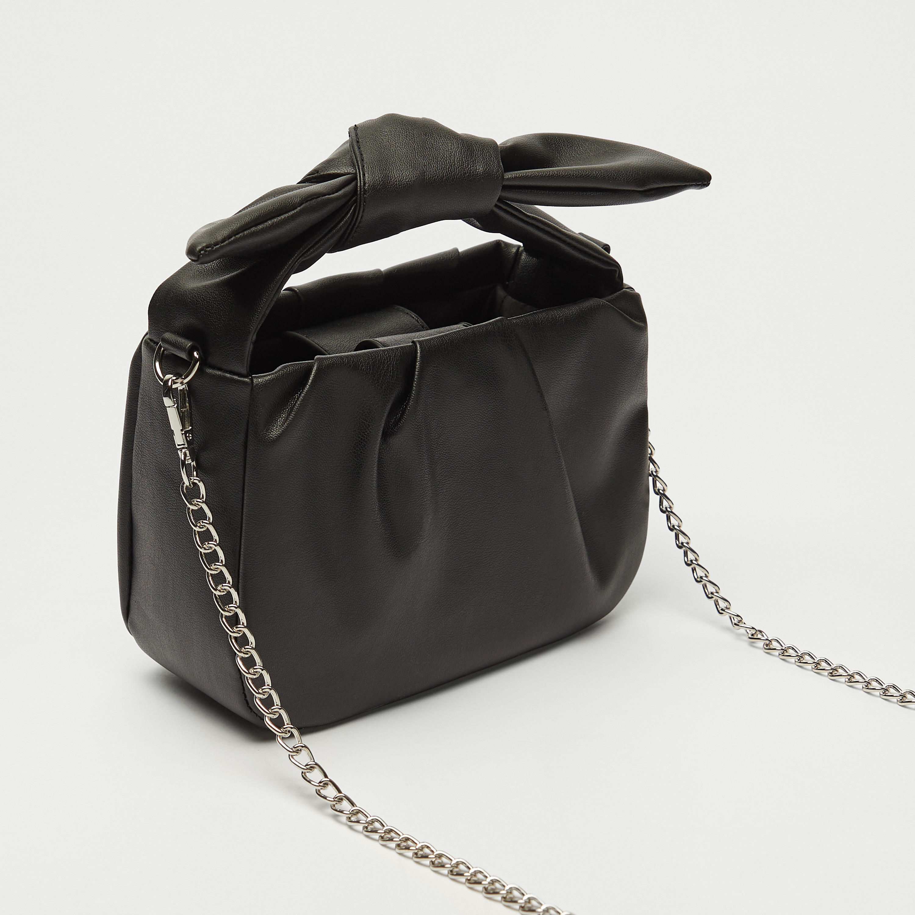 شنطة كروس بودي بفيونكة وحزام سلسلة ميتاليك-women-bagsandwallets-handbags-image-2