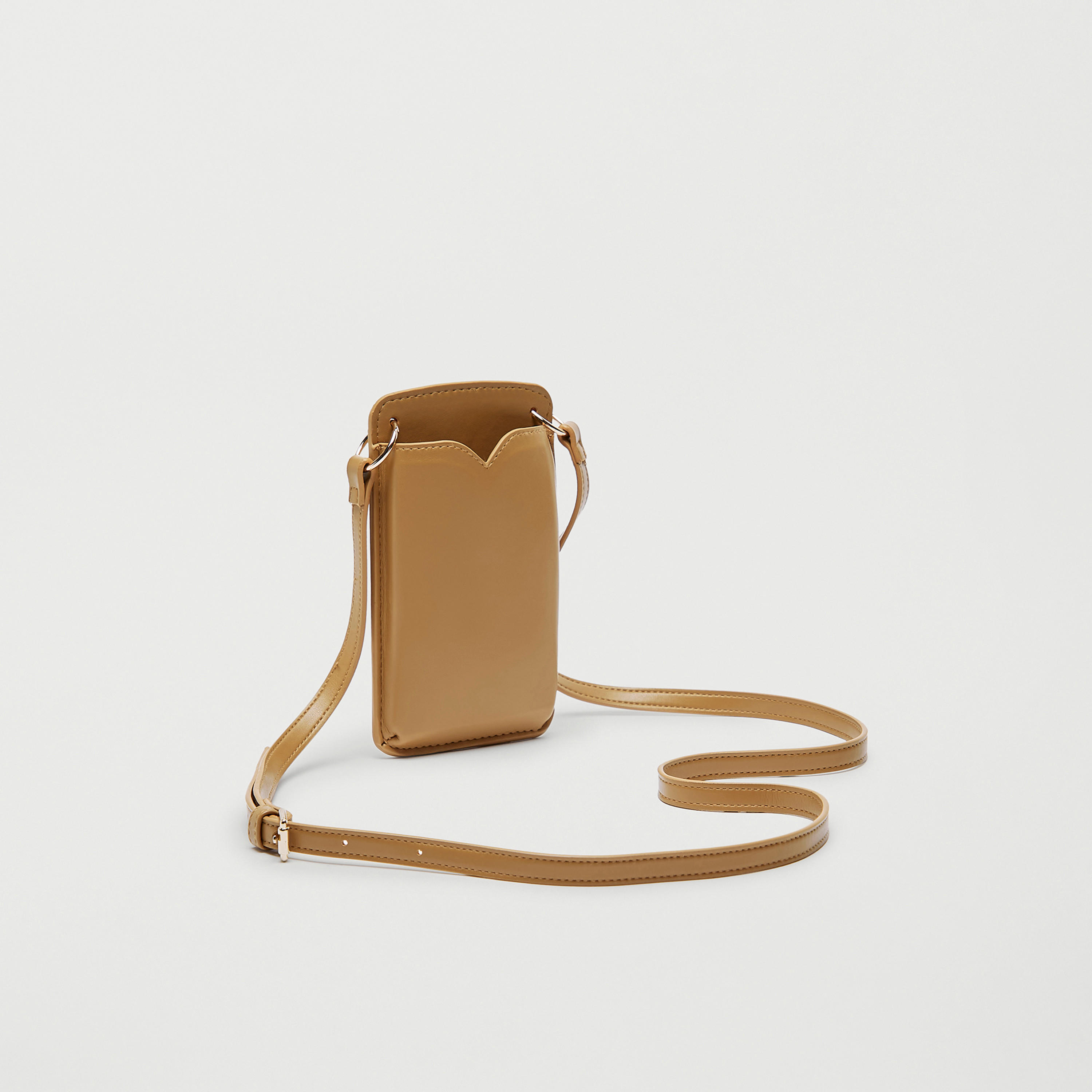 Solid Coin Pouch with Adjustable Strap-women-bagsandwallets-handbags-image-1