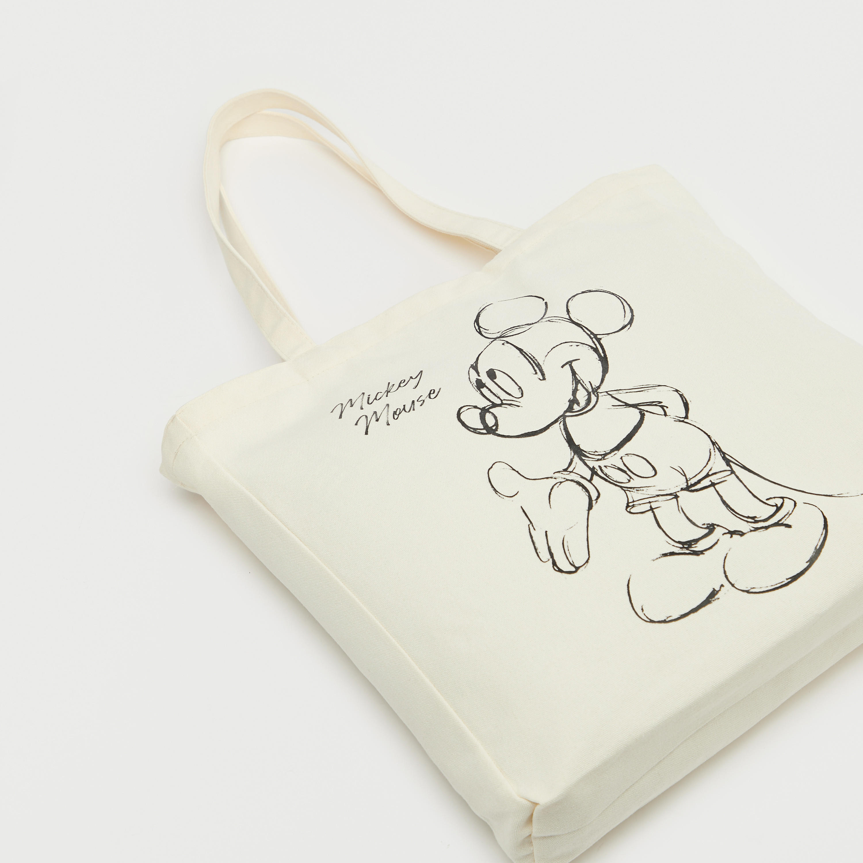 شنطة تسوق بمقبض مزدوج وطبعات ميكي ماوس-women-bagsandwallets-handbags-image-3