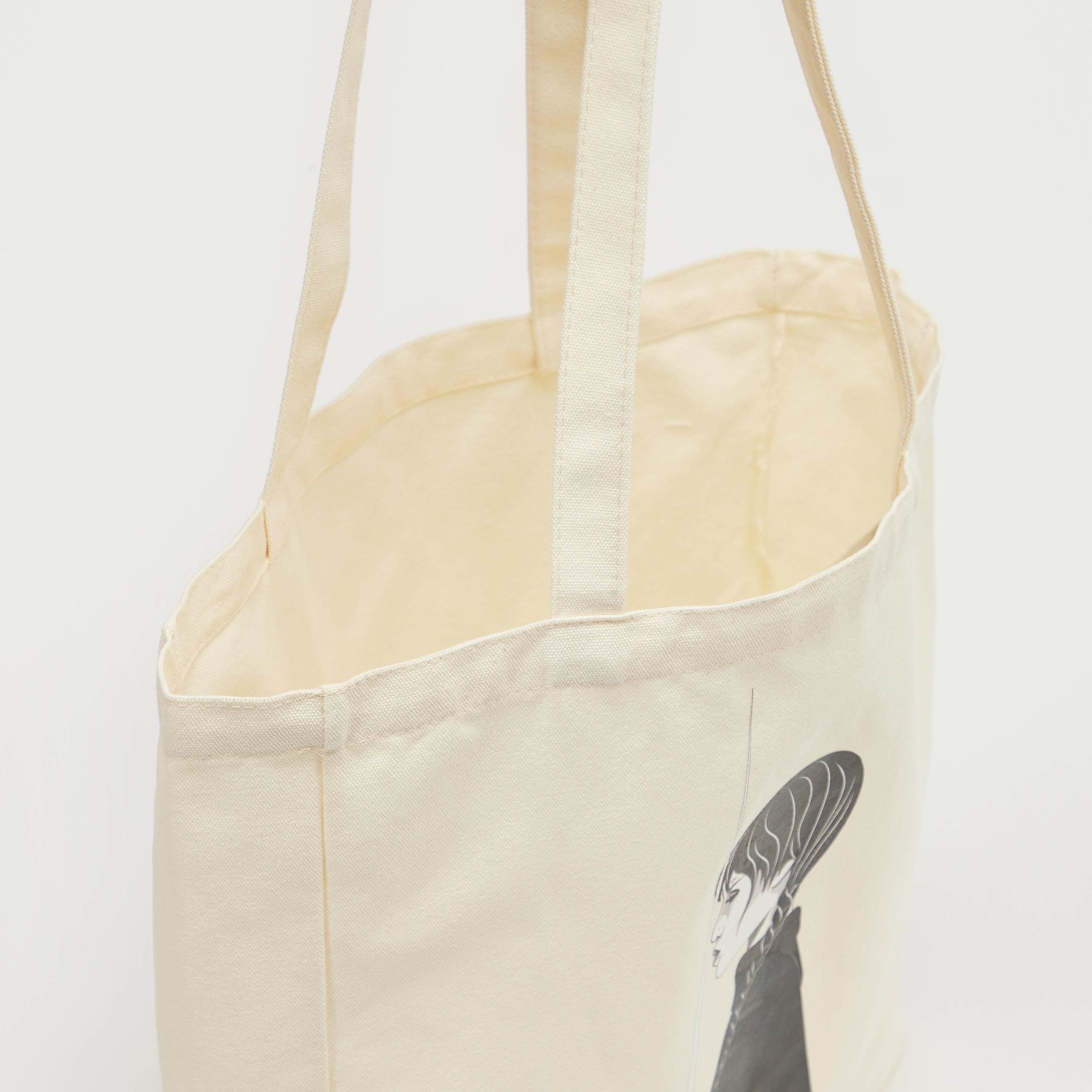 Wednesday Print Shopper Bag with Double Handle-women-bagsandwallets-handbags-image-5