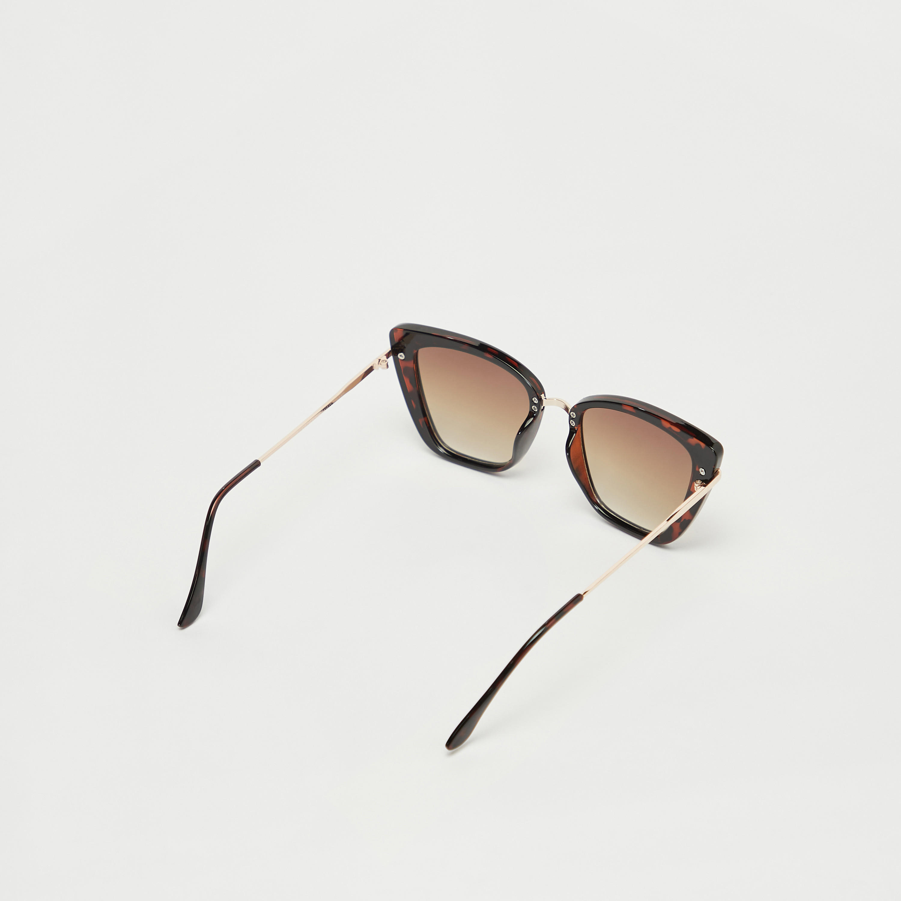 Solid Full Rim Tinted Oversized Cat Eye Sunglasses with Nose Pads-women-sunglasses-image-3