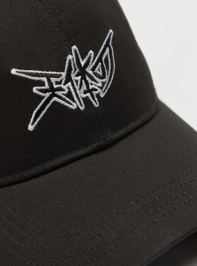 Anime Embroidered Cap with Buckled Strap Closure-women-clothingaccessories-capsandhats-image-3