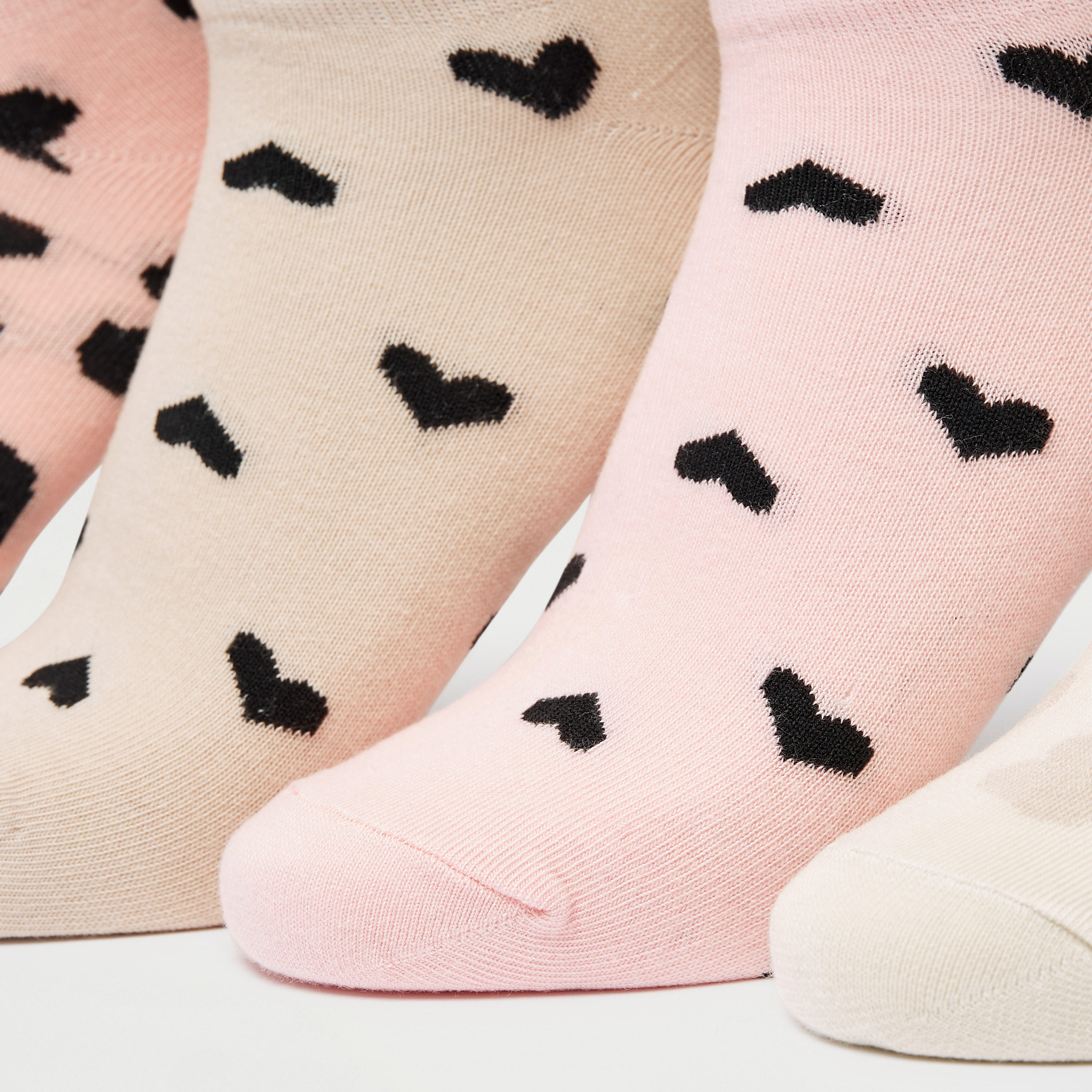 جوارب بطول الكاحل بطبعات - طقم من 5-women-socksandstockings-image-3