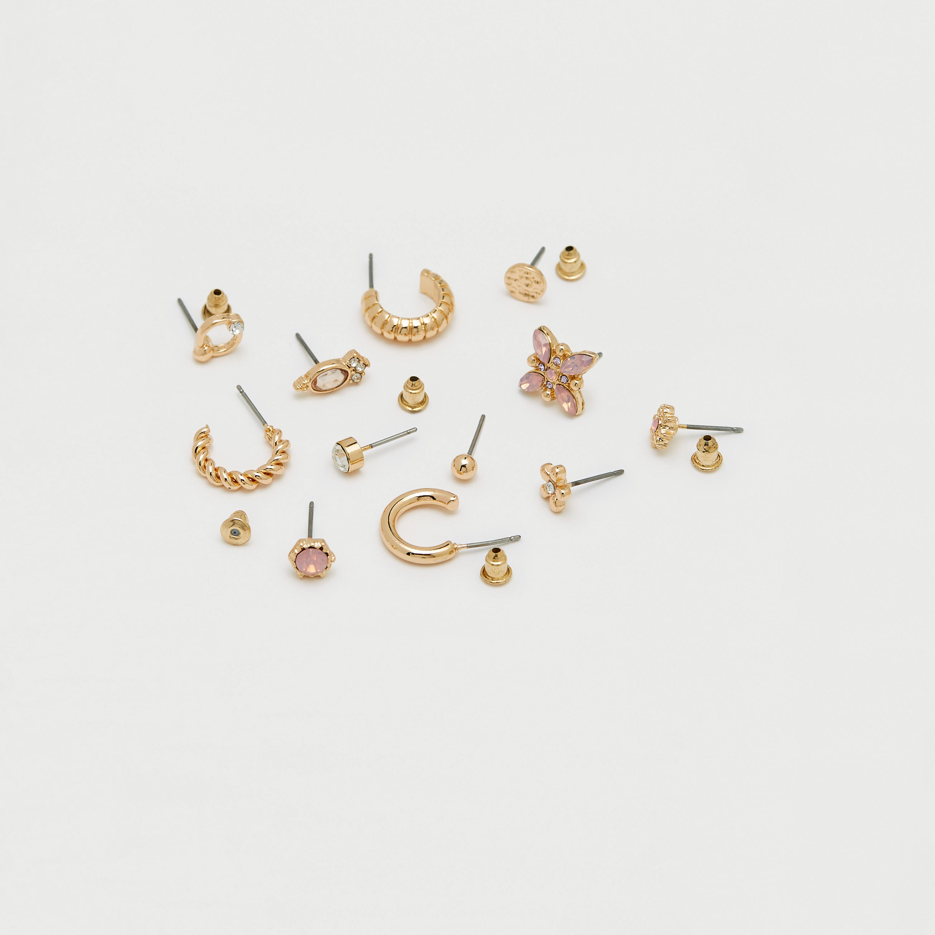 أقراط متنوعة من جلوو - طقم 12 زوج-women-watchesandjewellery-jewellery-earrings-image-3
