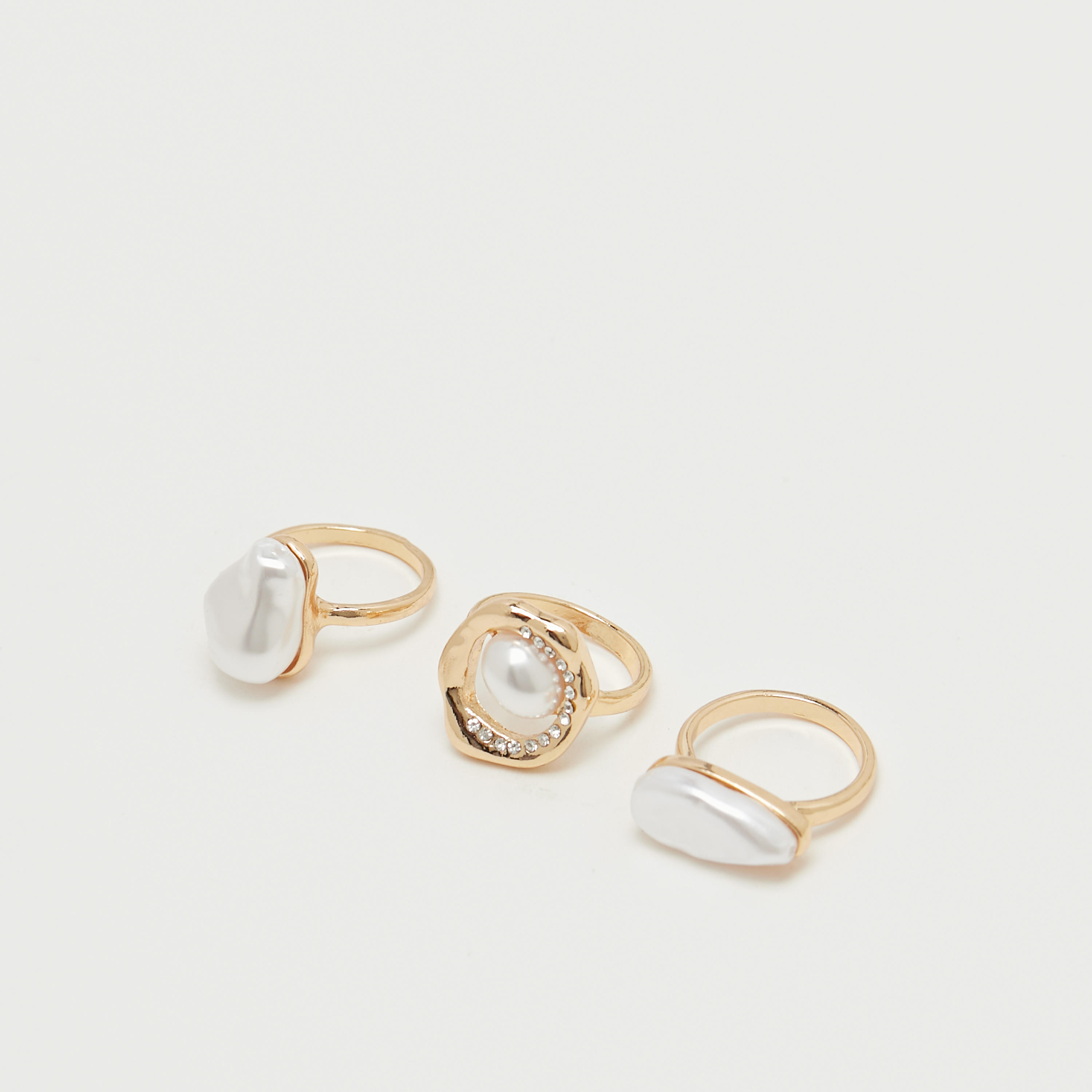 Set of 3 - Embellished Ring-women-watchesandjewellery-jewellery-rings-image-1