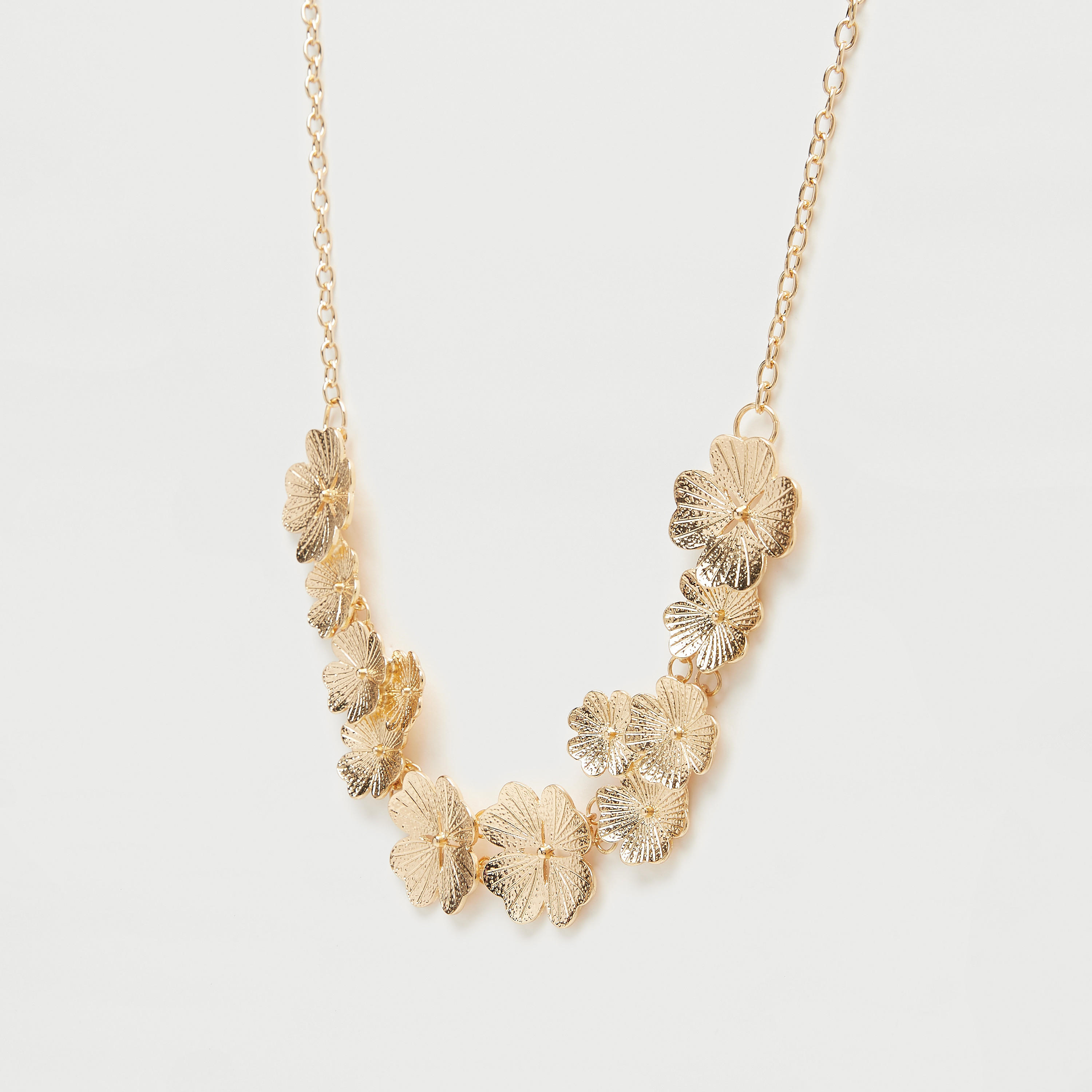 عقد ستيتمنت مزيّن بالأزهار ومشبك إغلاق-women-watchesandjewellery-jewellery-necklacesandpendants-image-3
