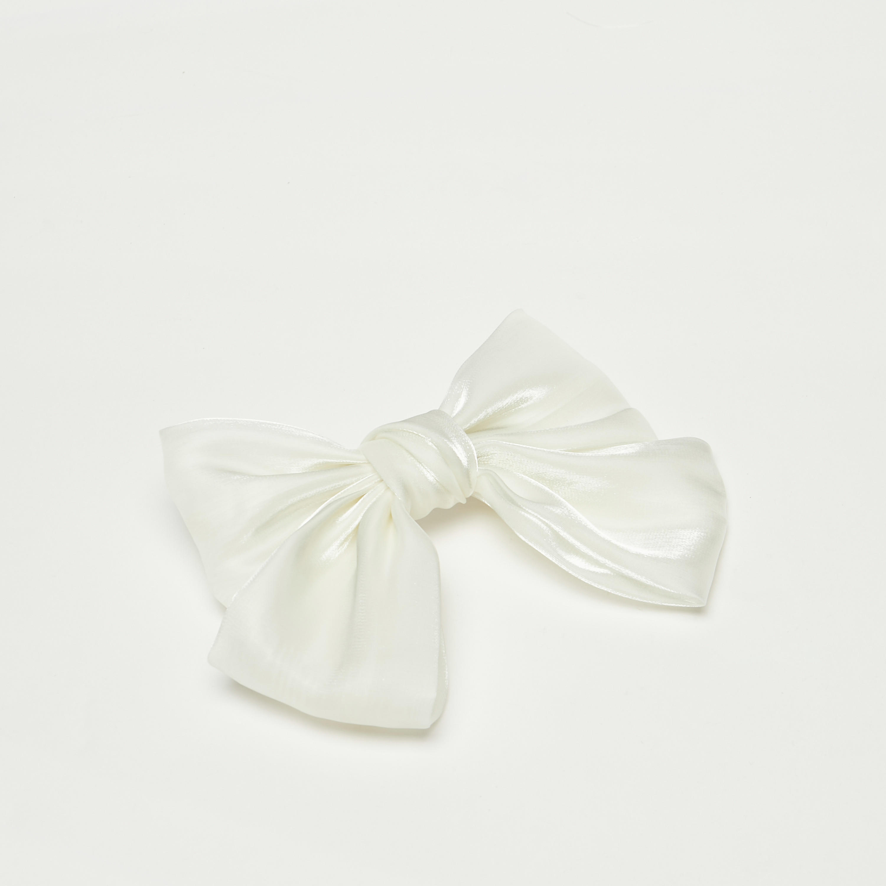 Organza Bow Barrette Hair Clip-women-hairaccessories-image-6
