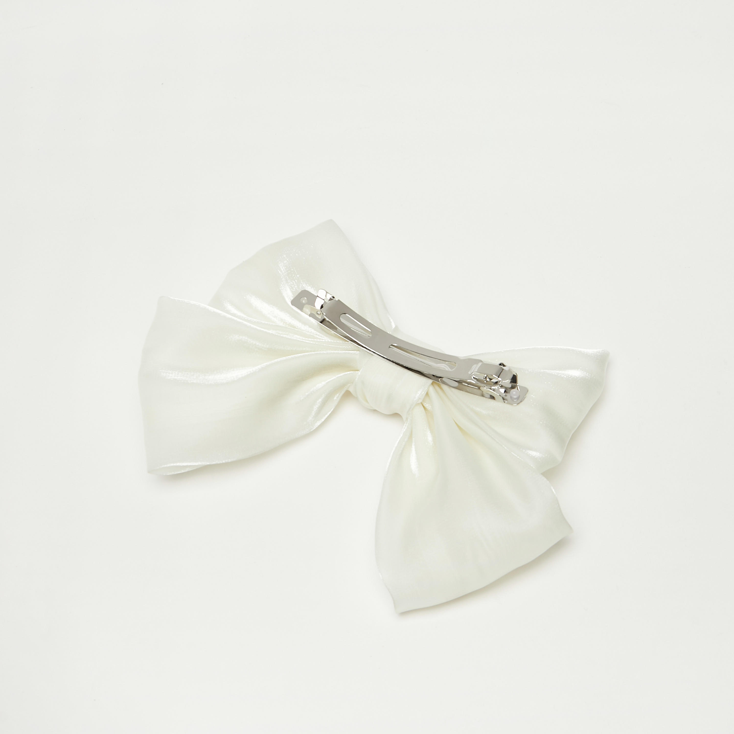 Organza Bow Barrette Hair Clip-women-hairaccessories-image-8