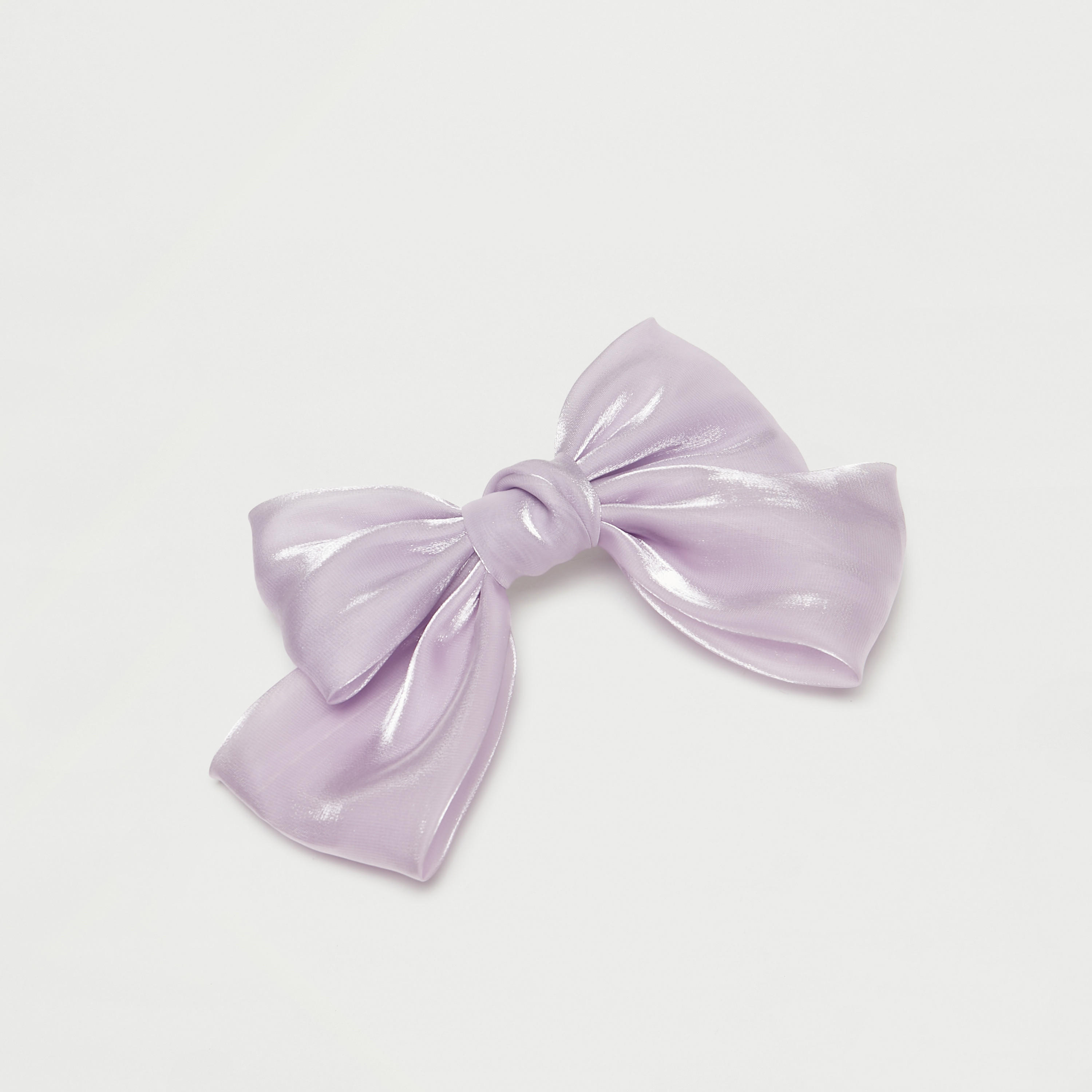 Organza Bow Barrette Hair Clip-women-hairaccessories-image-1