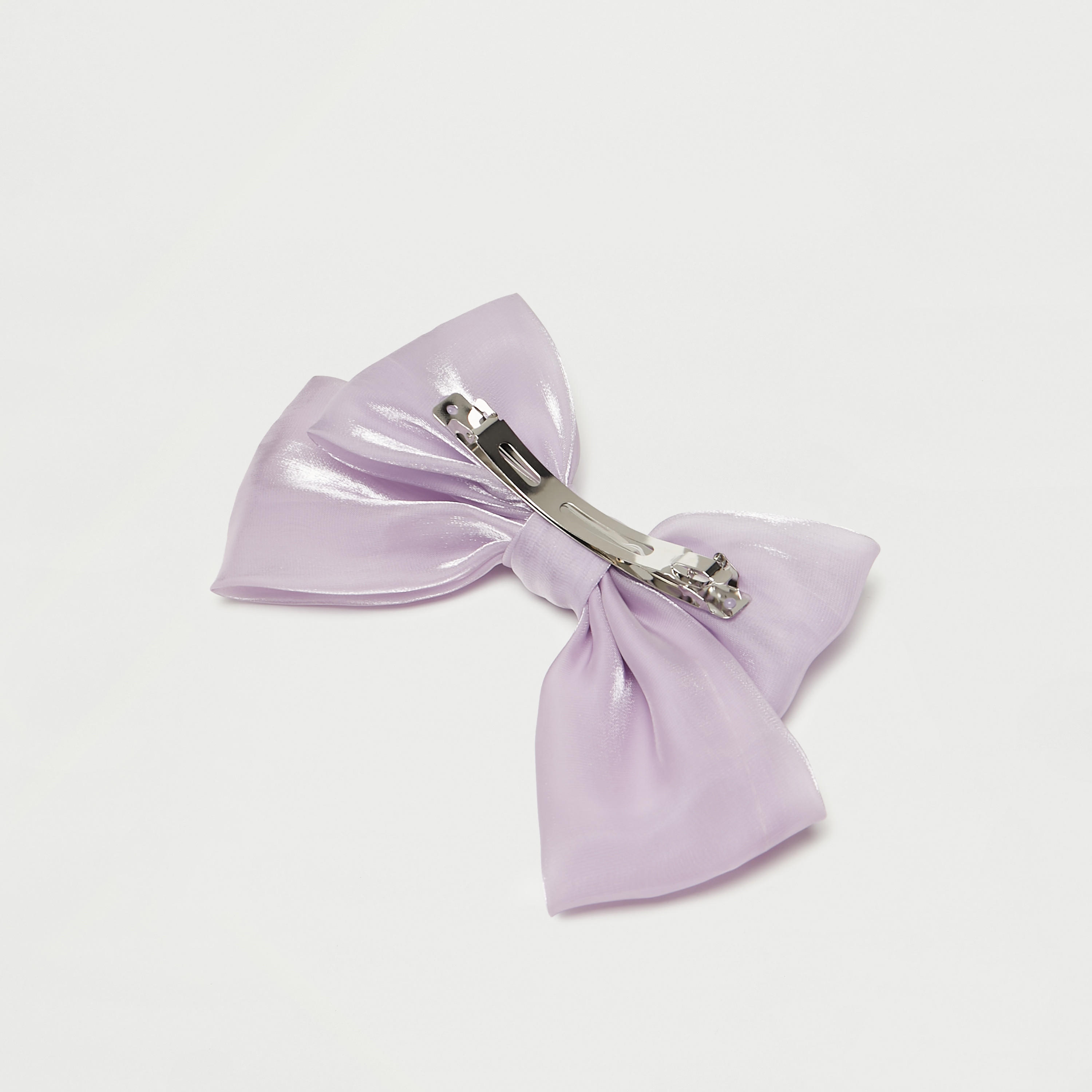 Organza Bow Barrette Hair Clip-women-hairaccessories-image-3