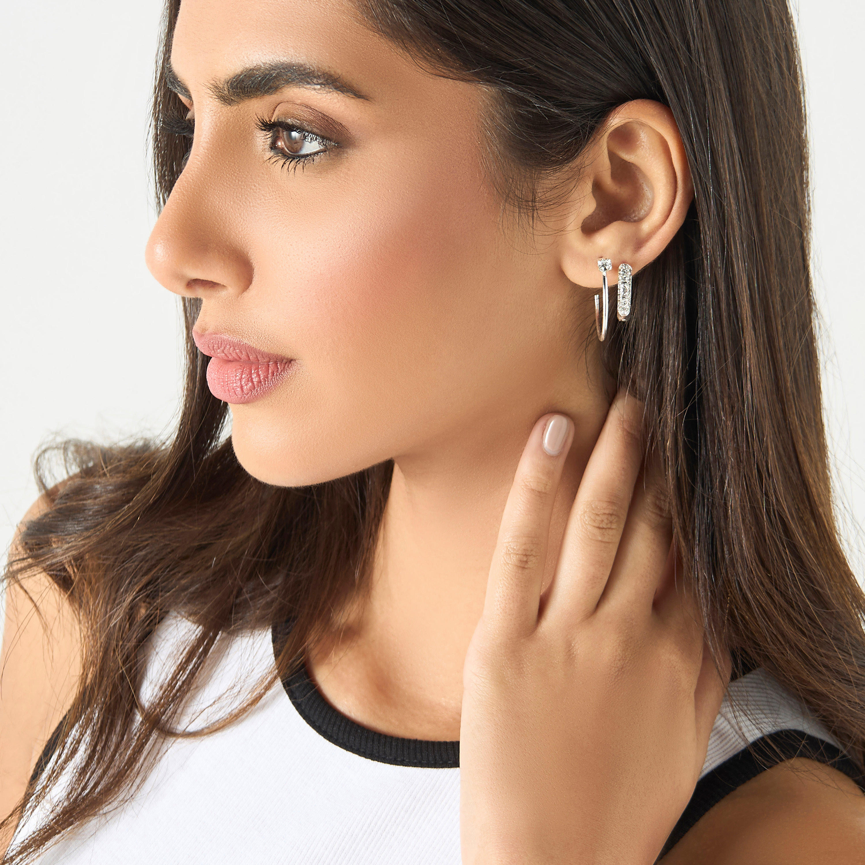 Set of 3 - Assorted Embellished Earrings-women-watchesandjewellery-jewellery-earrings-image-2