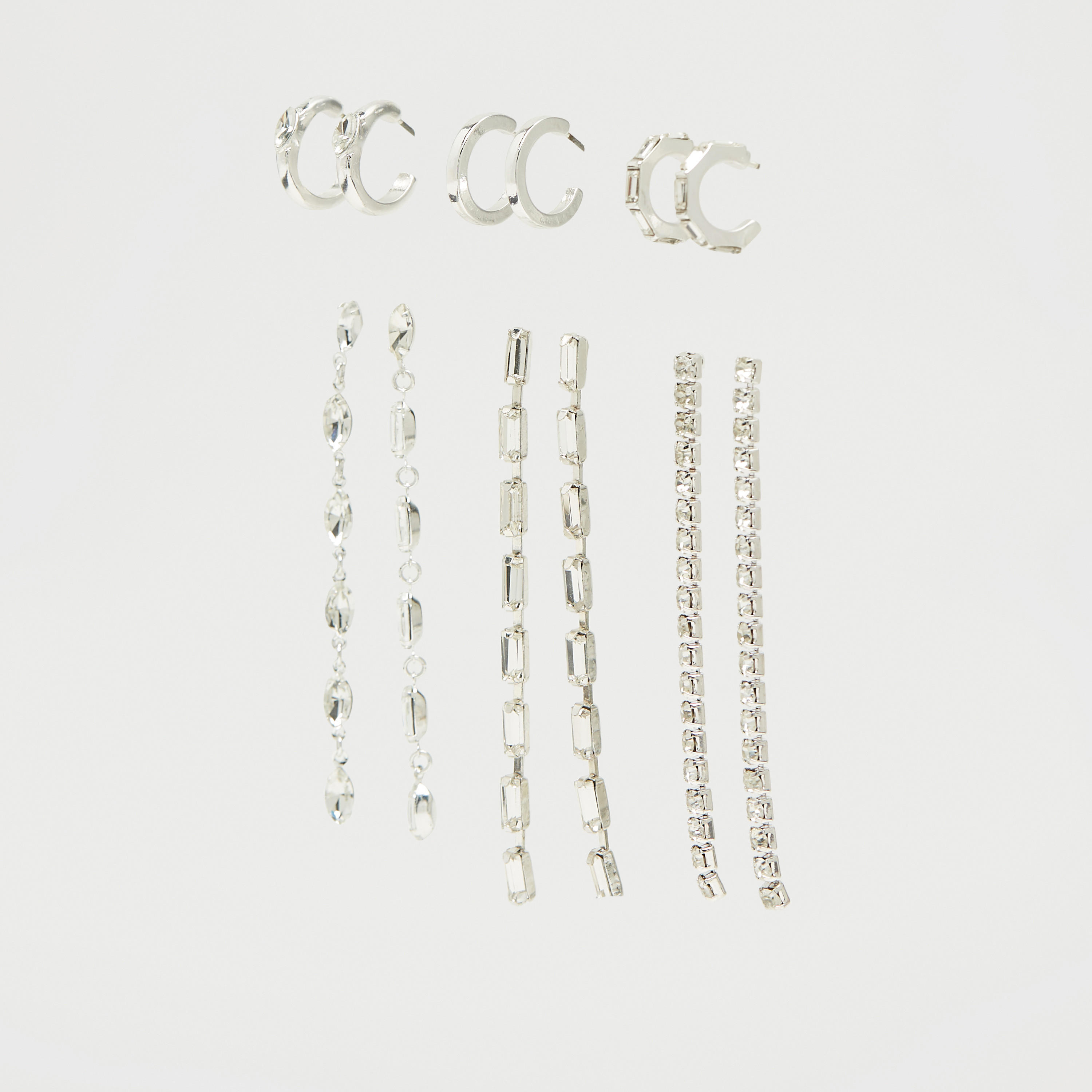 حلقان مزينة - طقم من 6-women-watchesandjewellery-jewellery-earrings-image-3