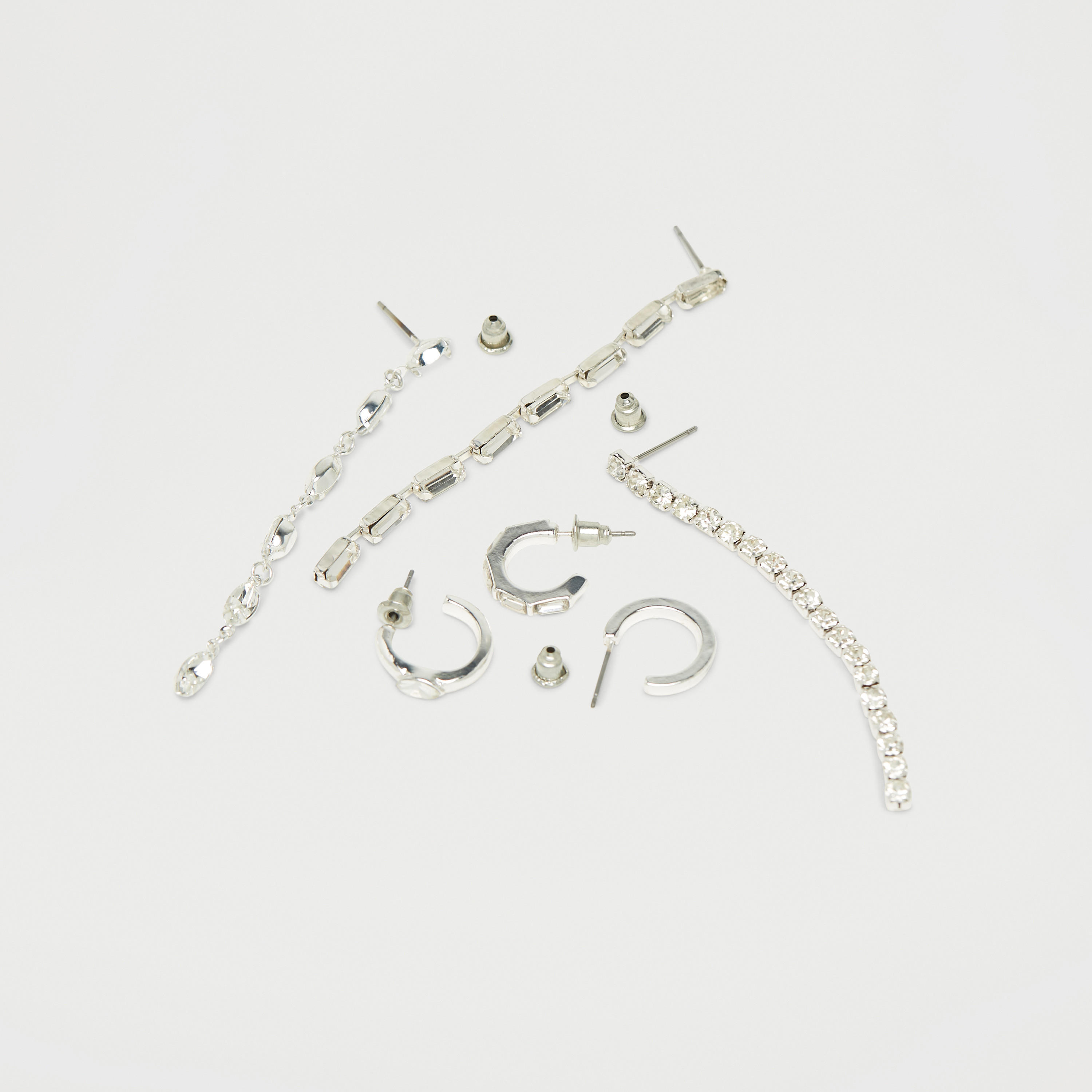 حلقان مزينة - طقم من 6-women-watchesandjewellery-jewellery-earrings-image-4