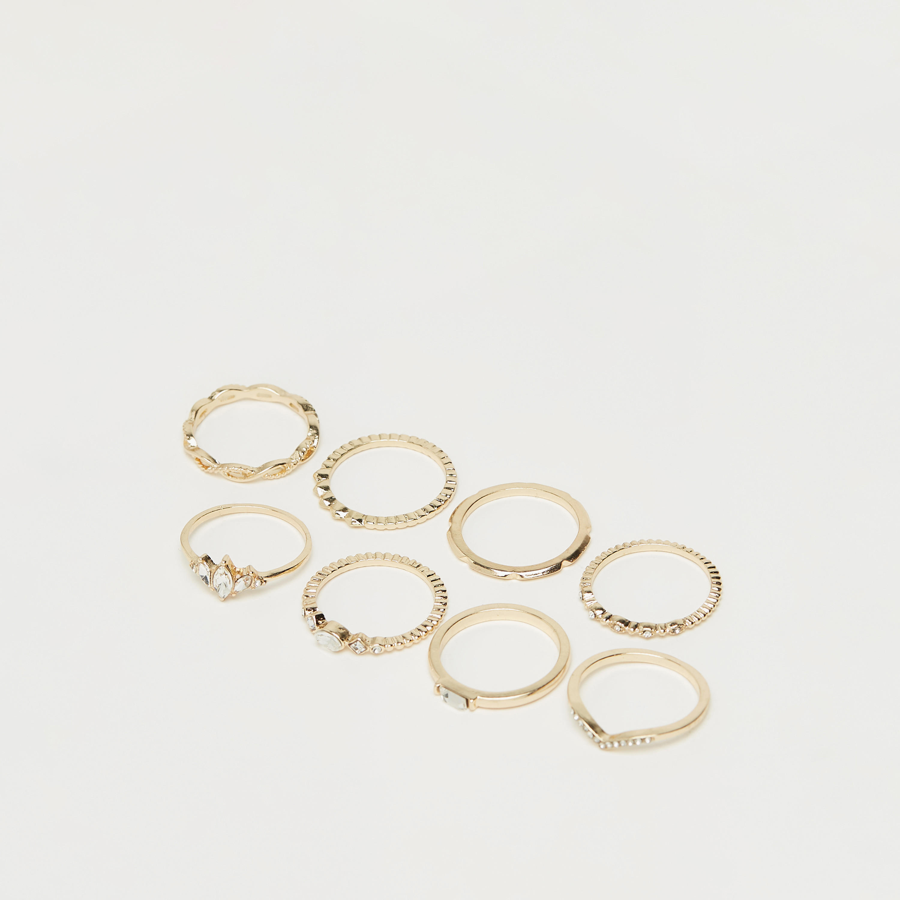 Set of 8 - Assorted Ring-women-watchesandjewellery-jewellery-rings-image-1