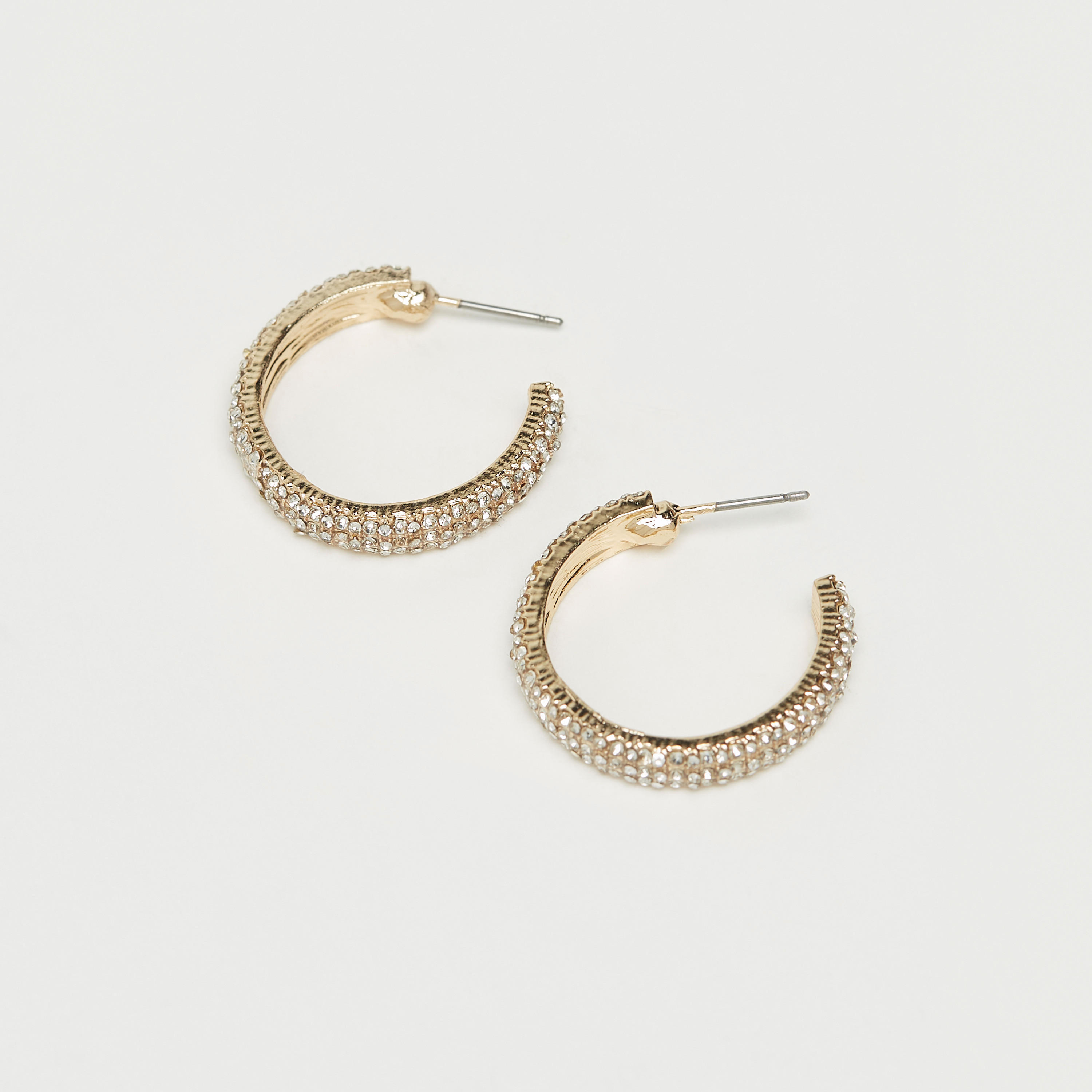 حلق مزيّن بمكبس إغلاق خلفي-women-watchesandjewellery-jewellery-earrings-image-2