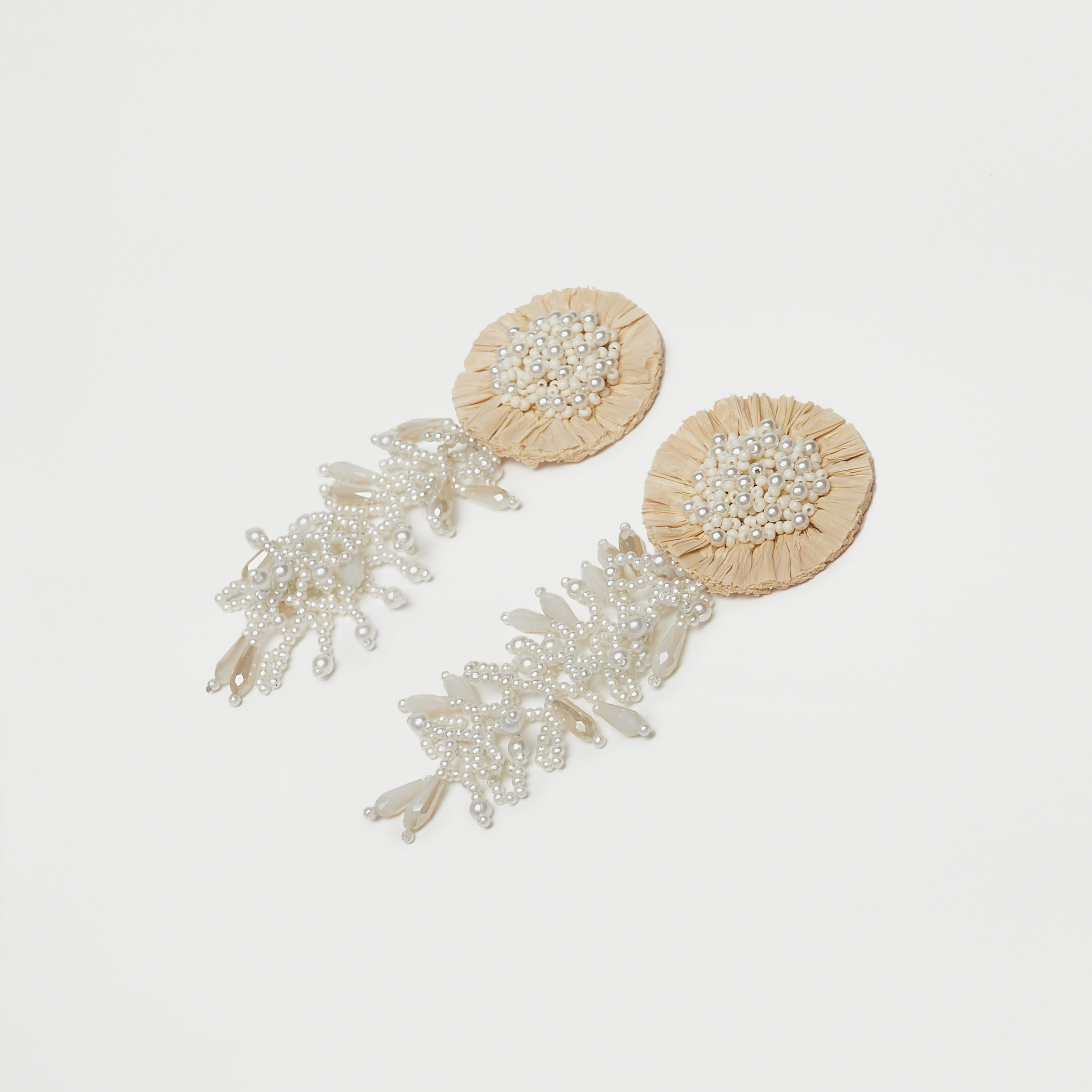 Beads Embellished Drop Earrings with Pushback Closure-women-watchesandjewellery-jewellery-earrings-image-3