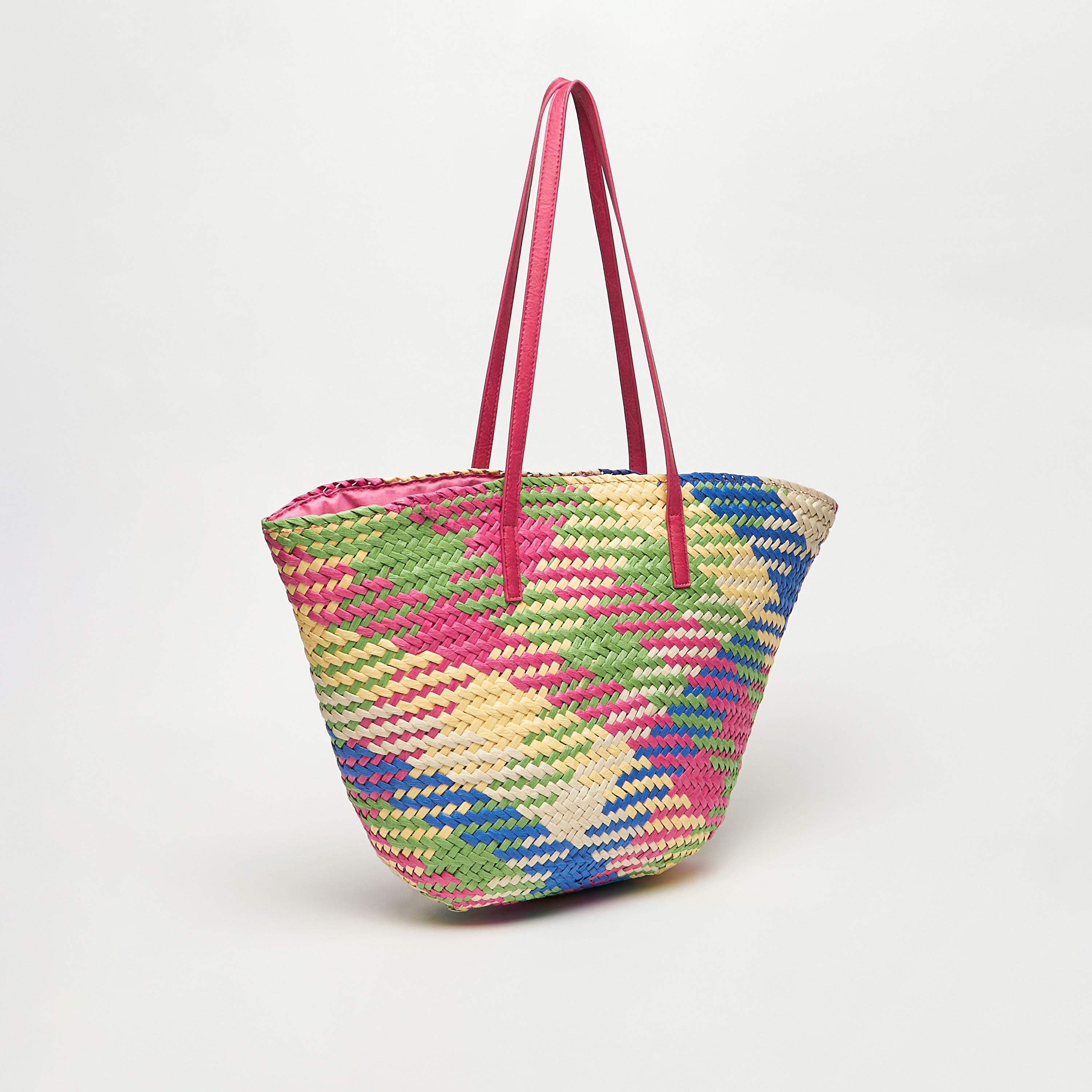 شنطة توتي بارزة الملمس بمقبض مزدوج وزر إغلاق-women-bagsandwallets-handbags-image-4