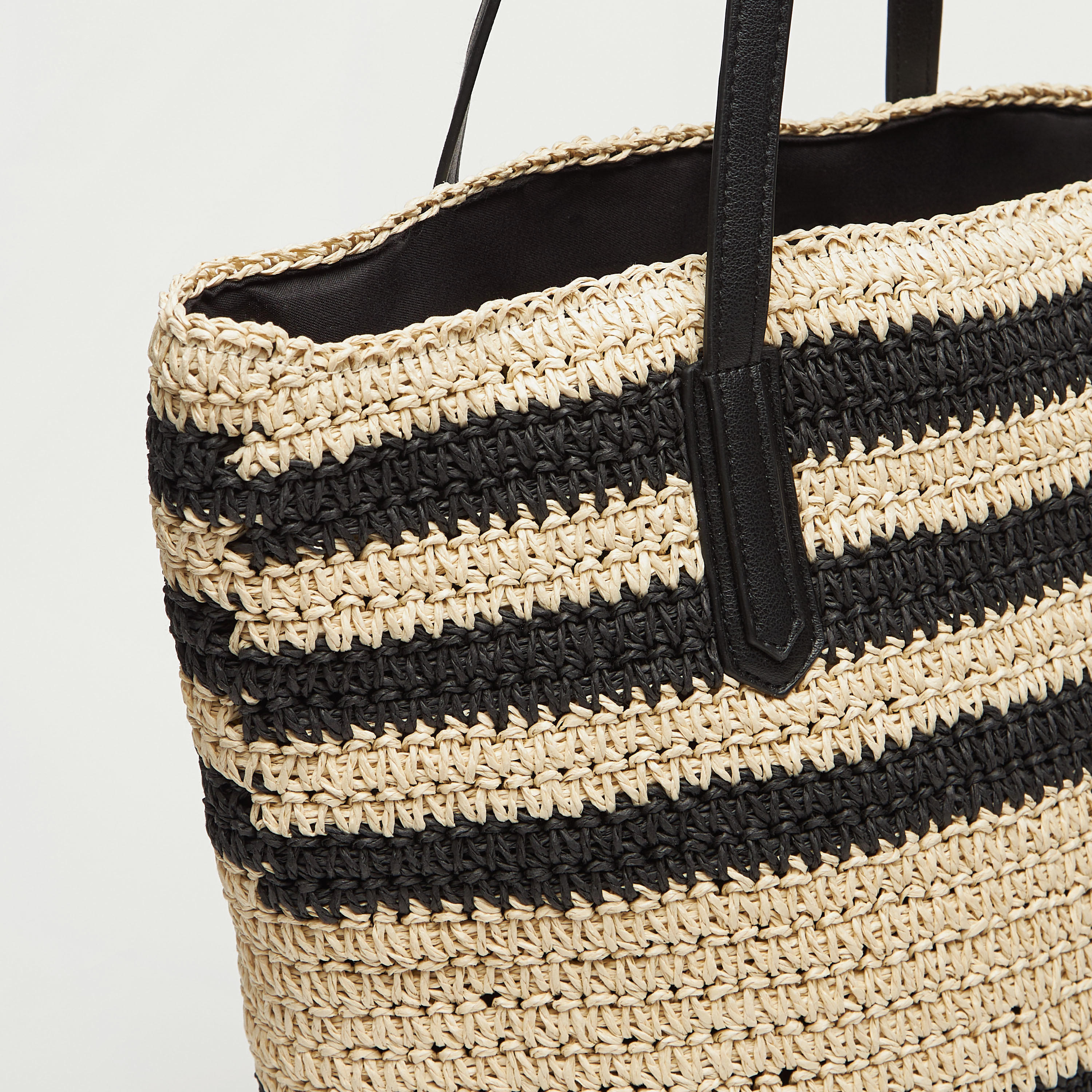 Textured Shopper Bag with Double Handle-women-bagsandwallets-handbags-image-2