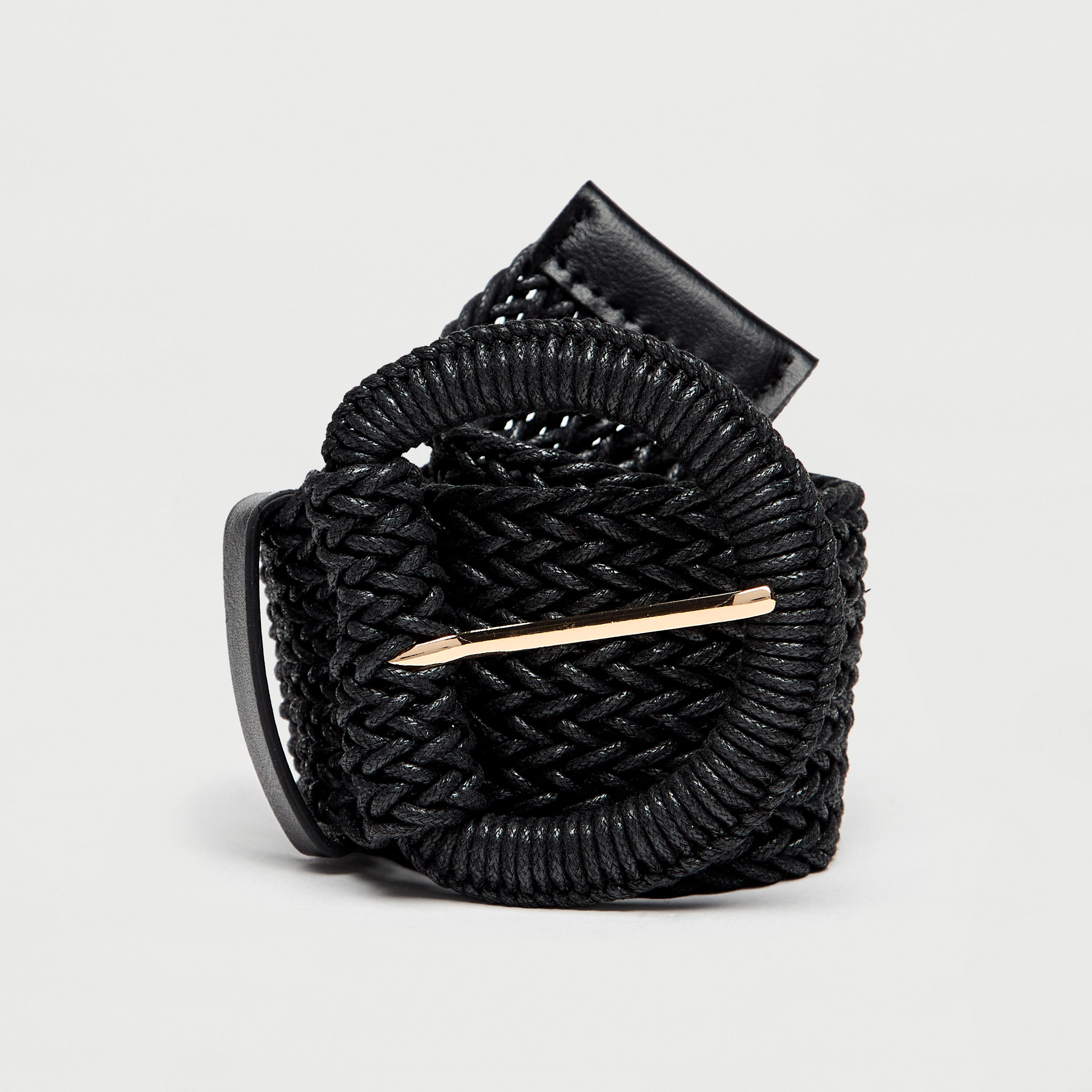 Textured Belt with Pin Buckle Closure-women-clothingaccessories-belts-image-1
