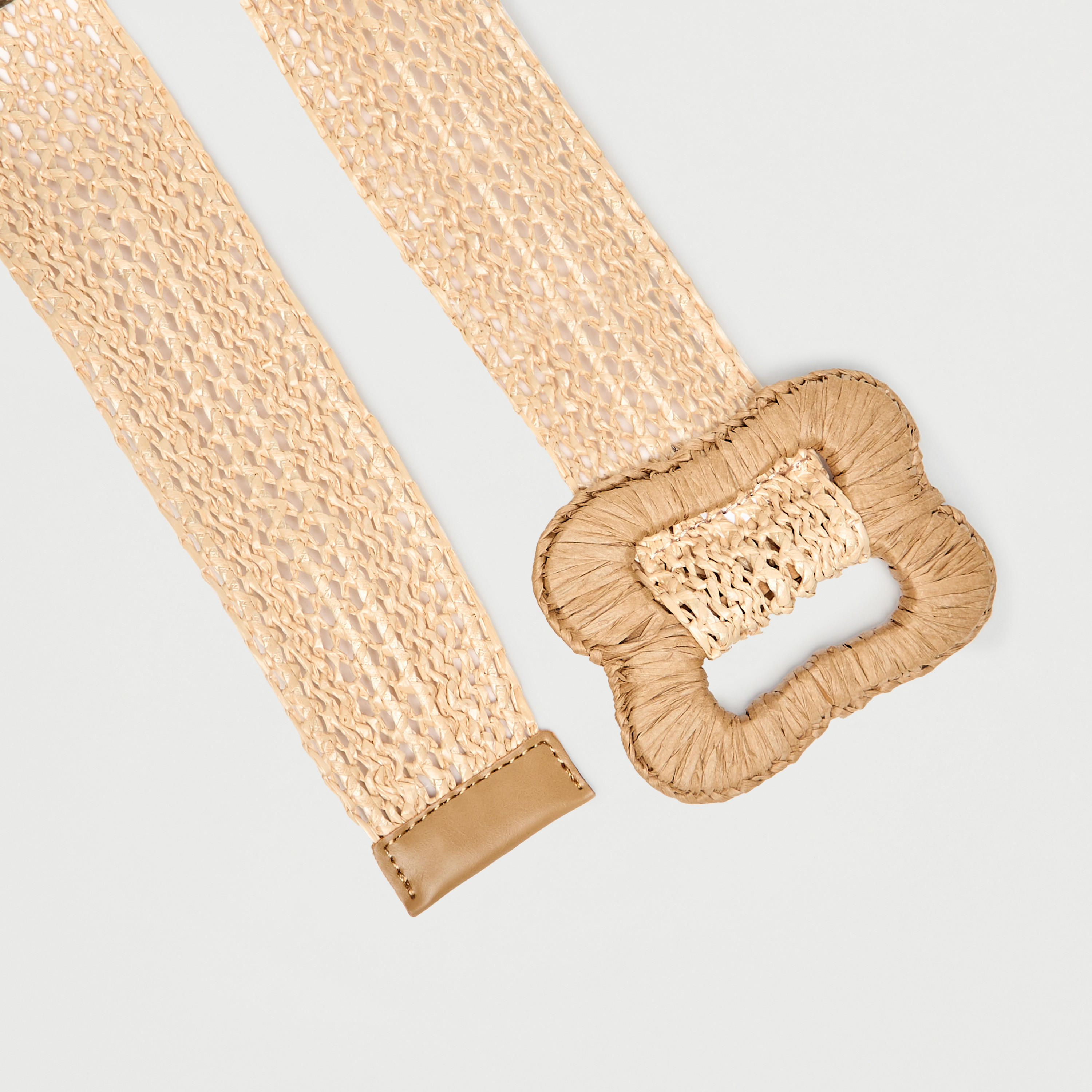 حزام بارز الملمس بإبزيم إغلاق بدبوس-women-clothingaccessories-belts-image-1