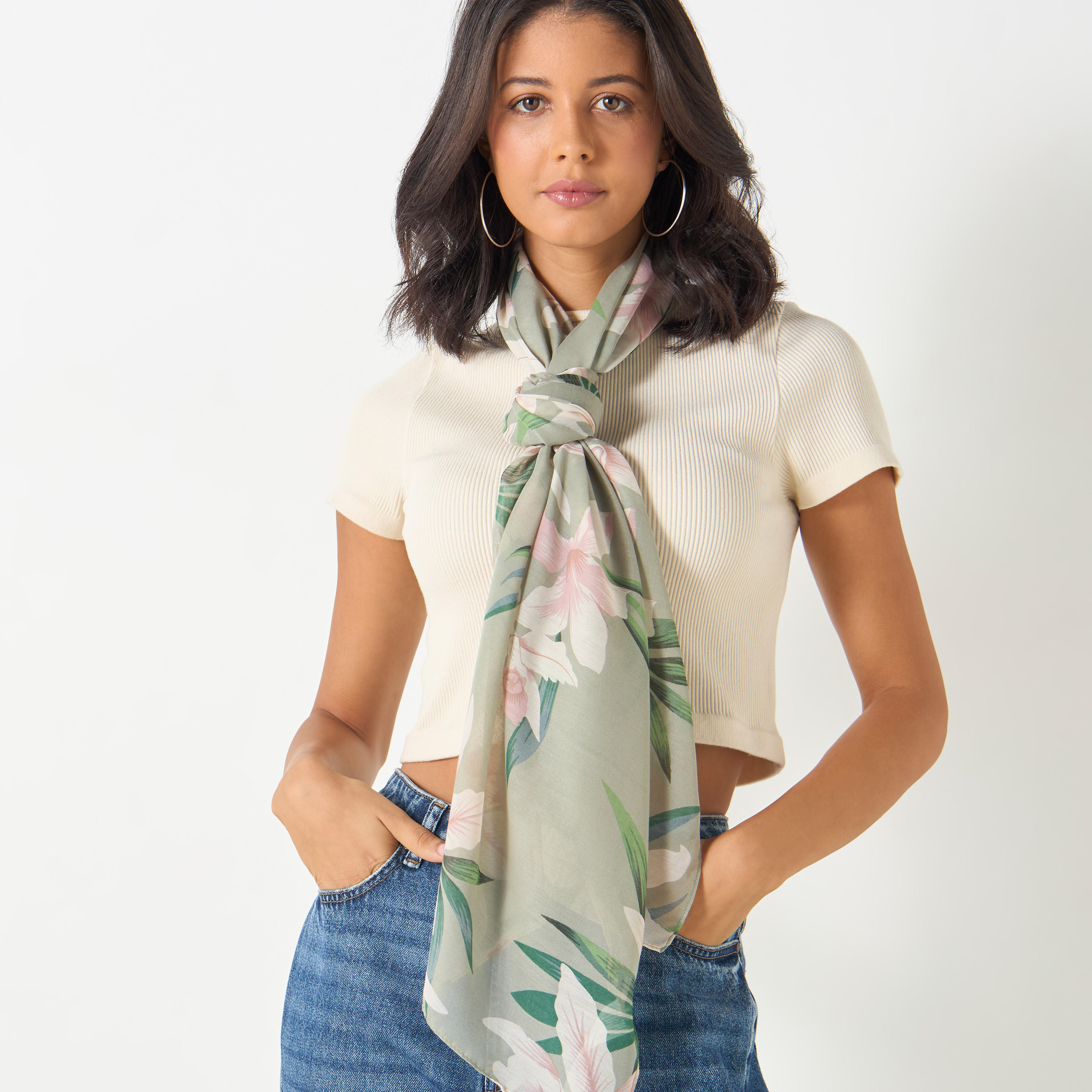 All-Over Floral Print Scarf-women-clothingaccessories-scarves-image-2