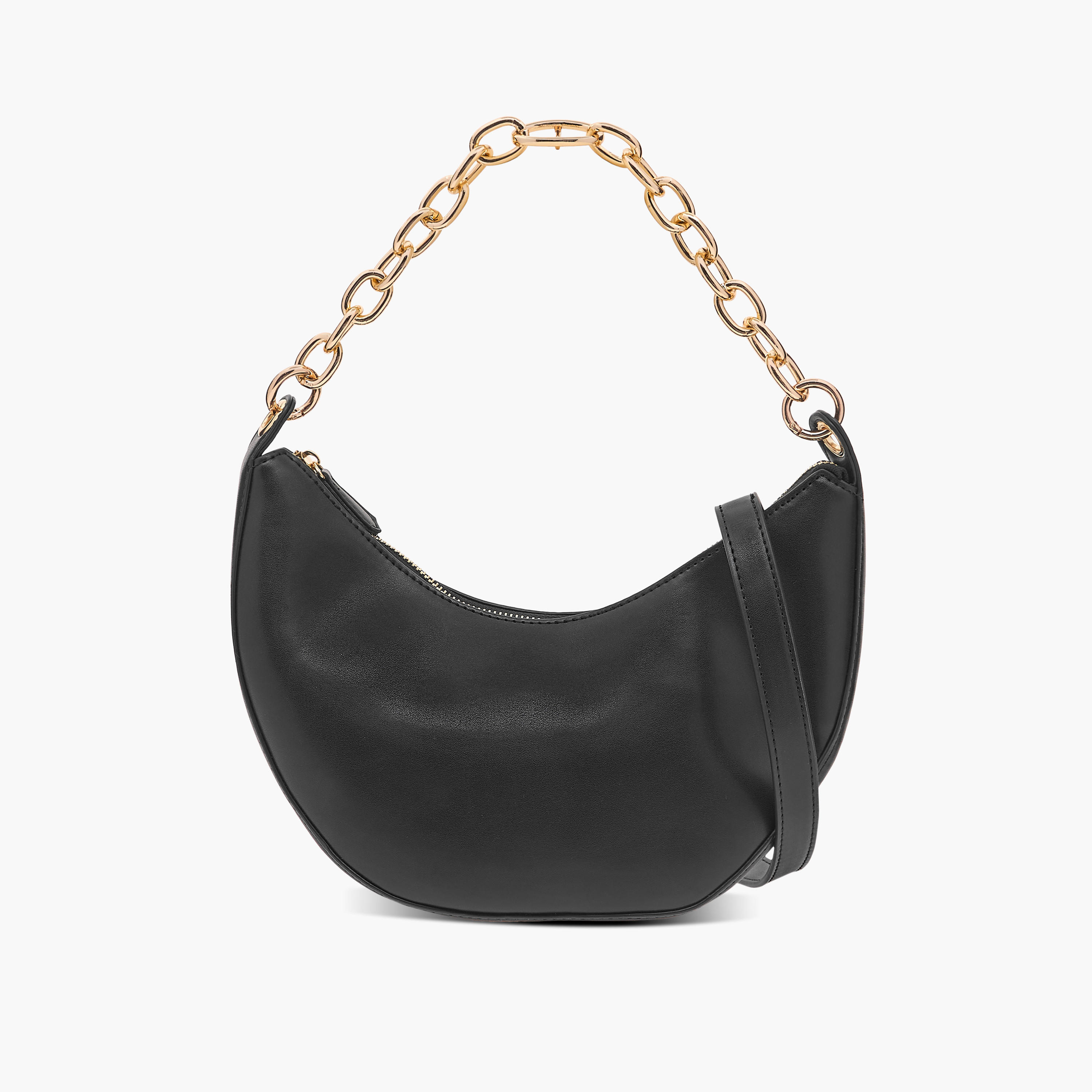 شنطة كروس بودي سادة بسحاب إغلاق وحزام سلسلة-women-bagsandwallets-handbags-image-7