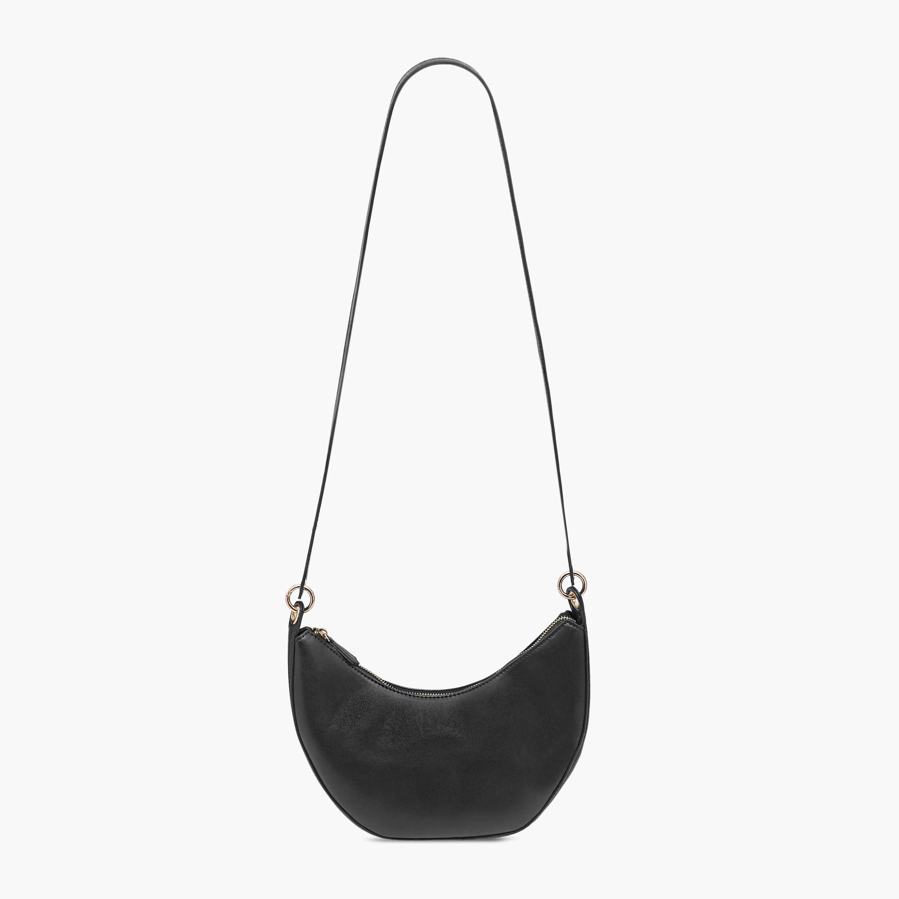 شنطة كروس بودي سادة بسحاب إغلاق وحزام سلسلة-women-bagsandwallets-handbags-image-4