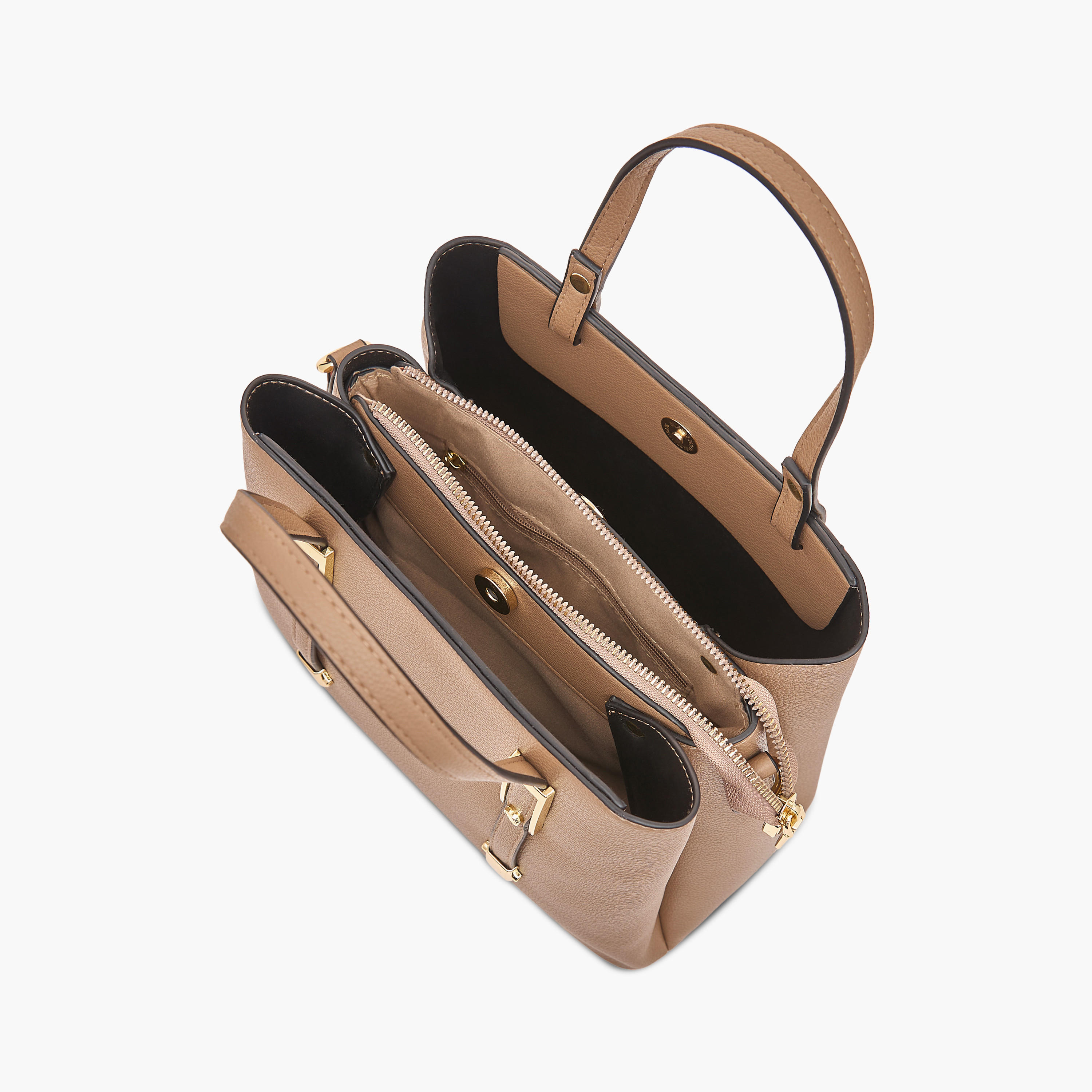 شنطة توتي سادة بحزام قابل للتّعديل وزر إغلاق مغناطيسي-women-bagsandwallets-handbags-image-1