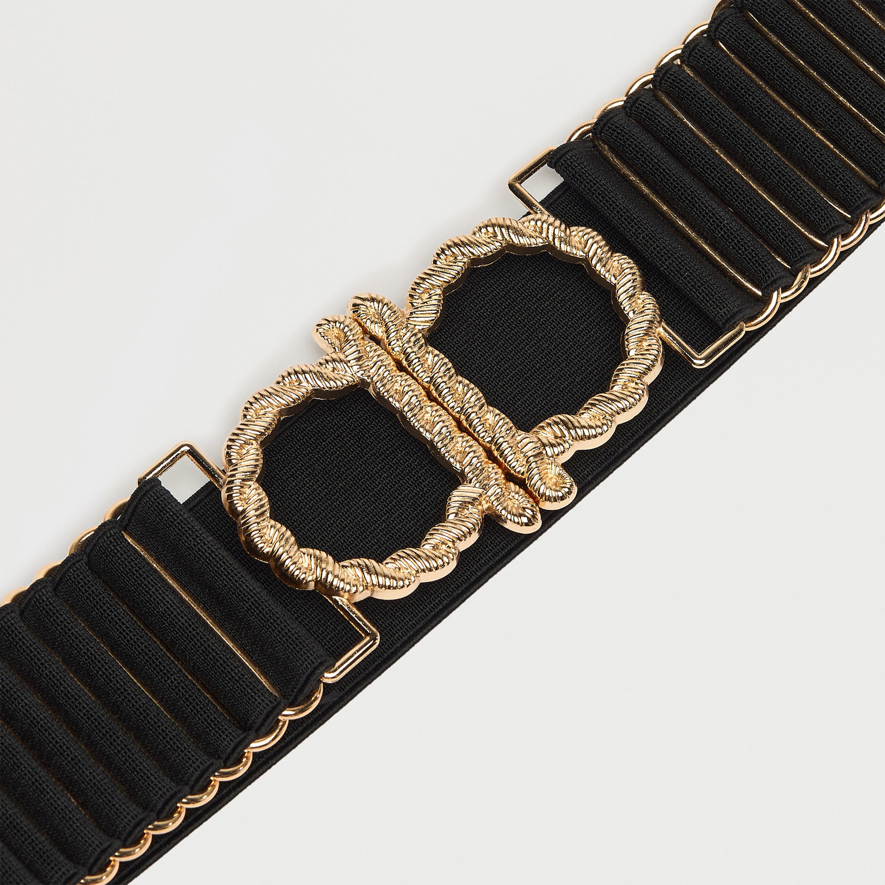 حزام مطاطي بارز الملمس بإبزيم إغلاق-women-clothingaccessories-belts-image-3