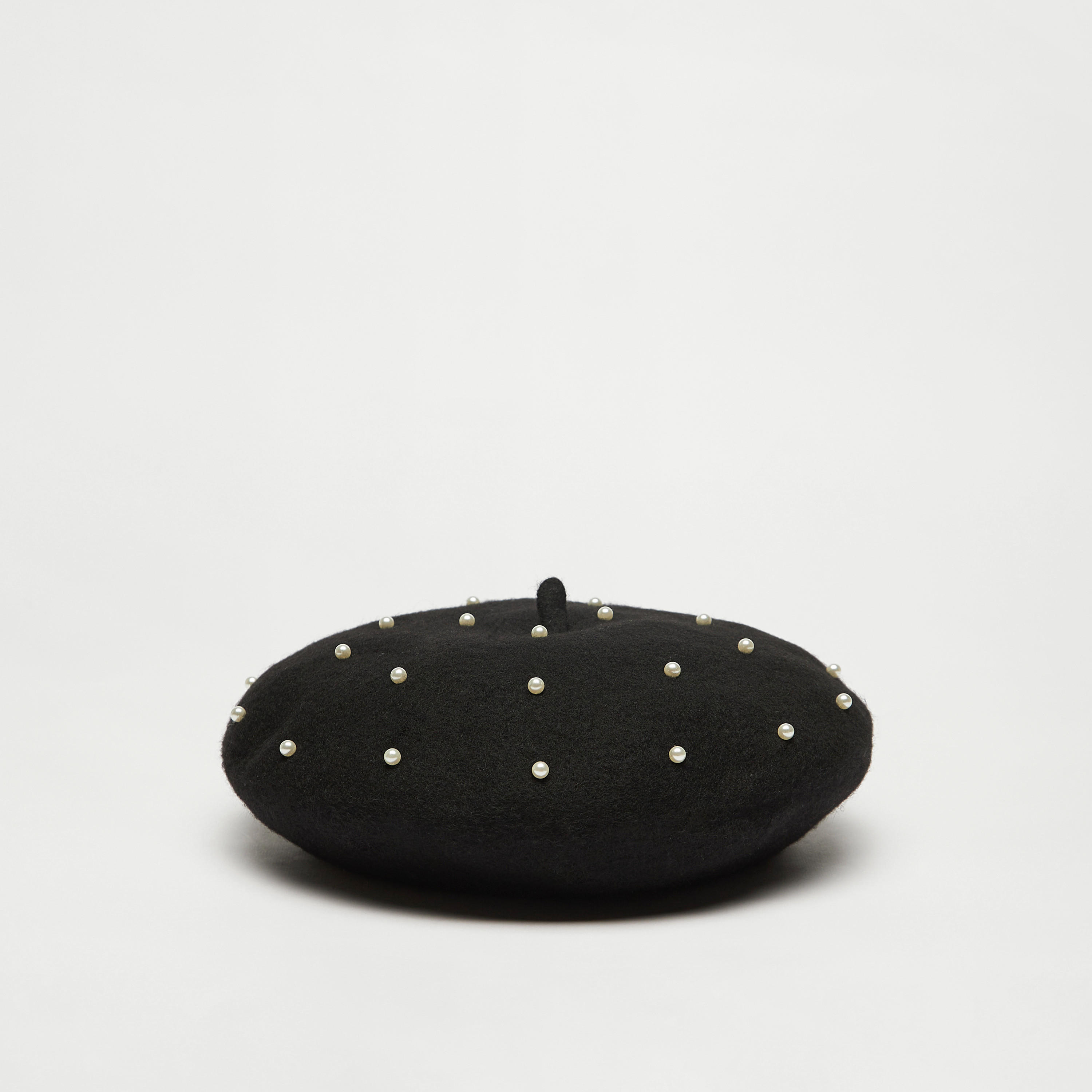 Pearl Embellished Beret Cap-women-clothingaccessories-capsandhats-image-1