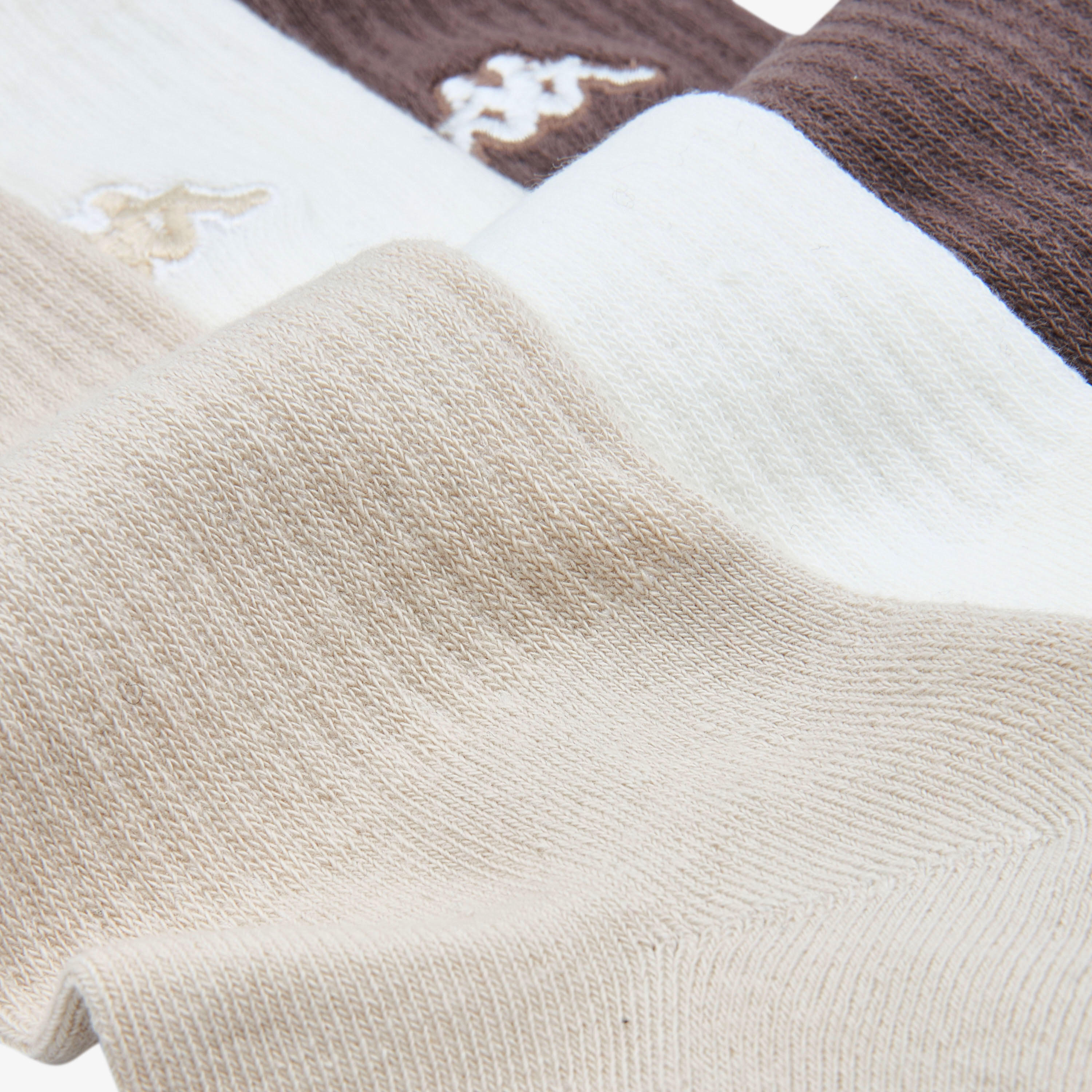 Set of 3 - Kappa Solid Crew Length Socks-sports-women-accessories-image-3