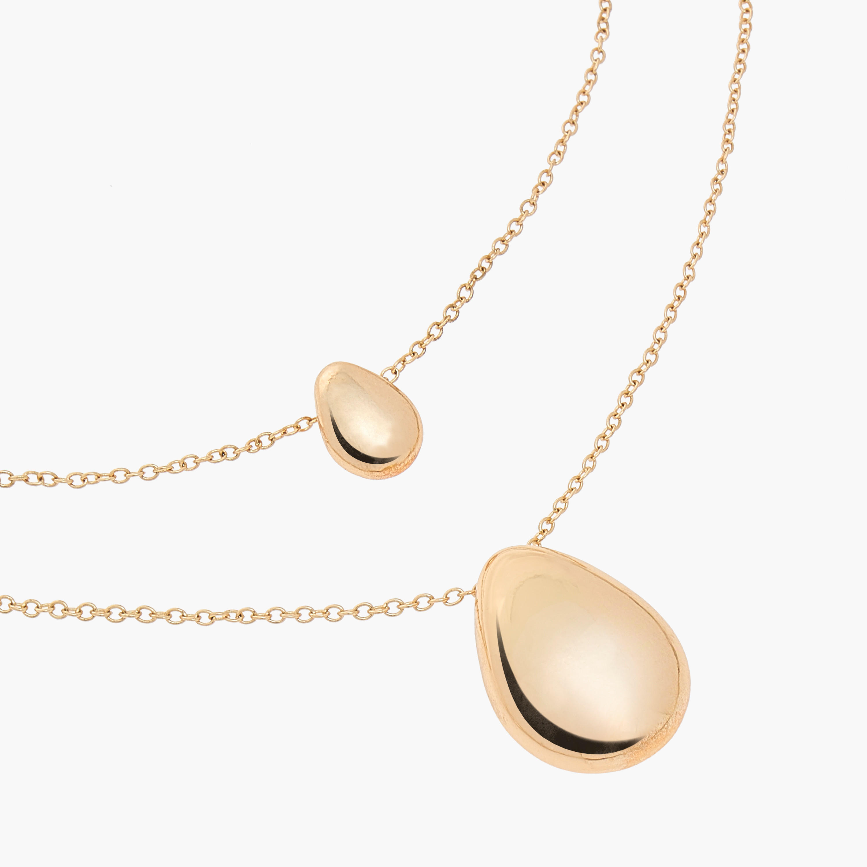 عقد معدني طبقتين بدلاية مع مشبك إغلاق-women-watchesandjewellery-jewellery-necklacesandpendants-image-3