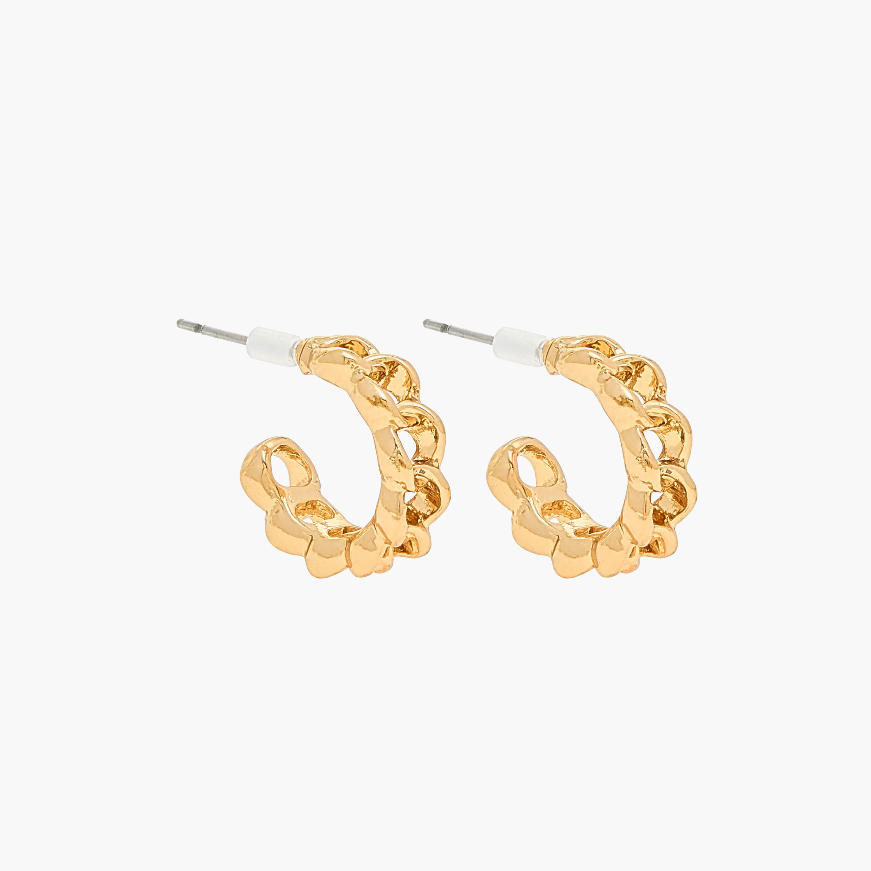 حلقان ميتاليك بمكبس إغلاق خلفي - طقم من 6-women-watchesandjewellery-jewellery-earrings-image-6
