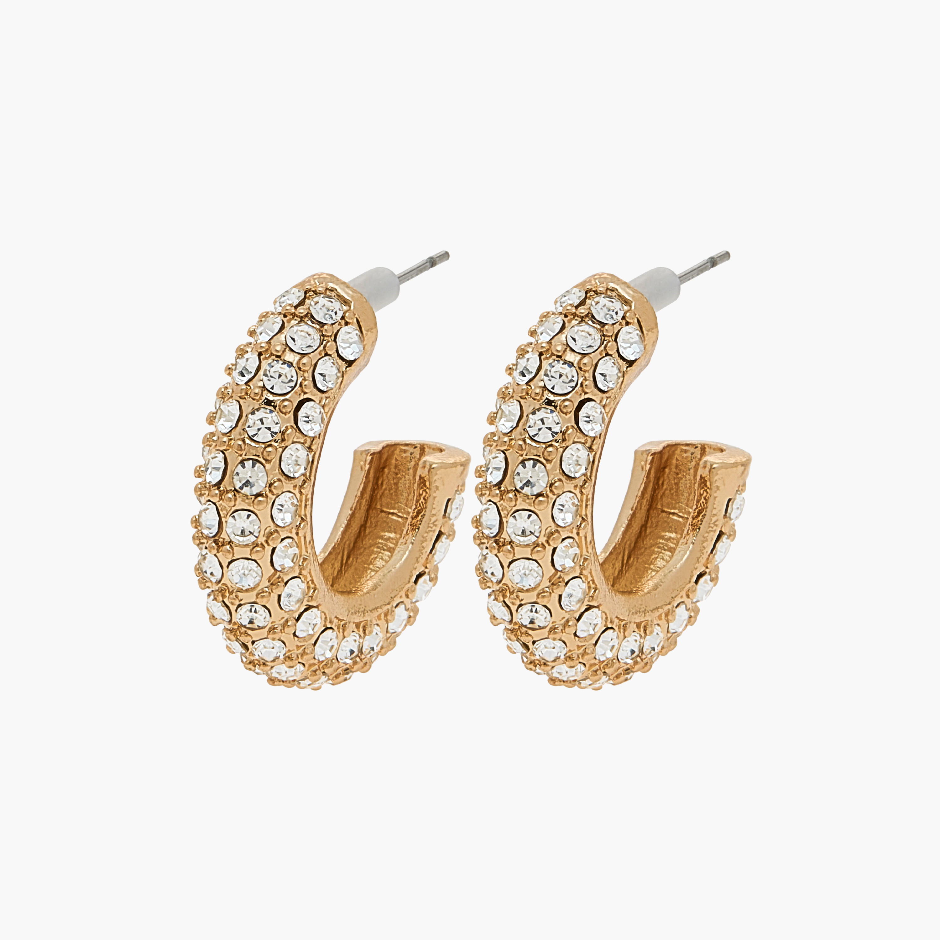حلق مزيّن بمكبس إغلاق خلفي-women-watchesandjewellery-jewellery-earrings-image-3